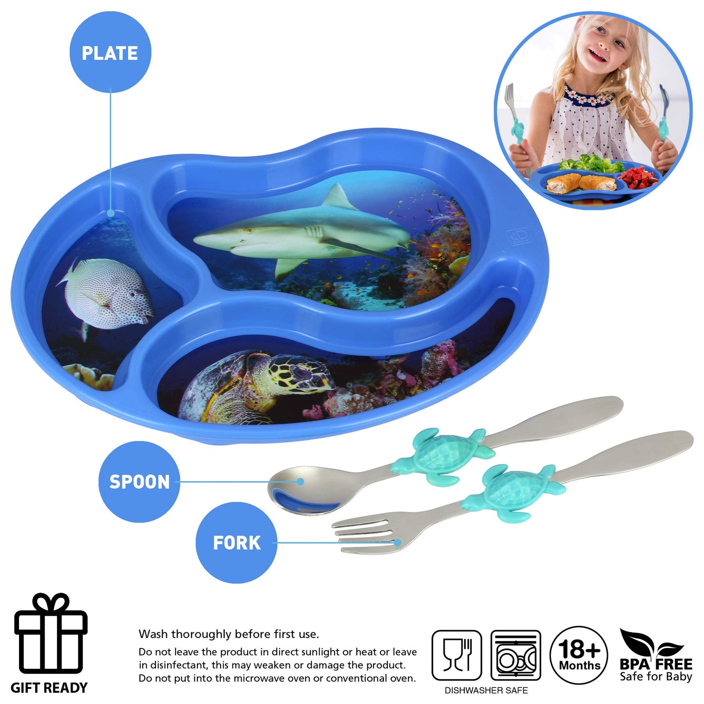 Discovery Earth Mover Builder - Juego de comida para niños, azul oscuro, Azul, Una talla, 1