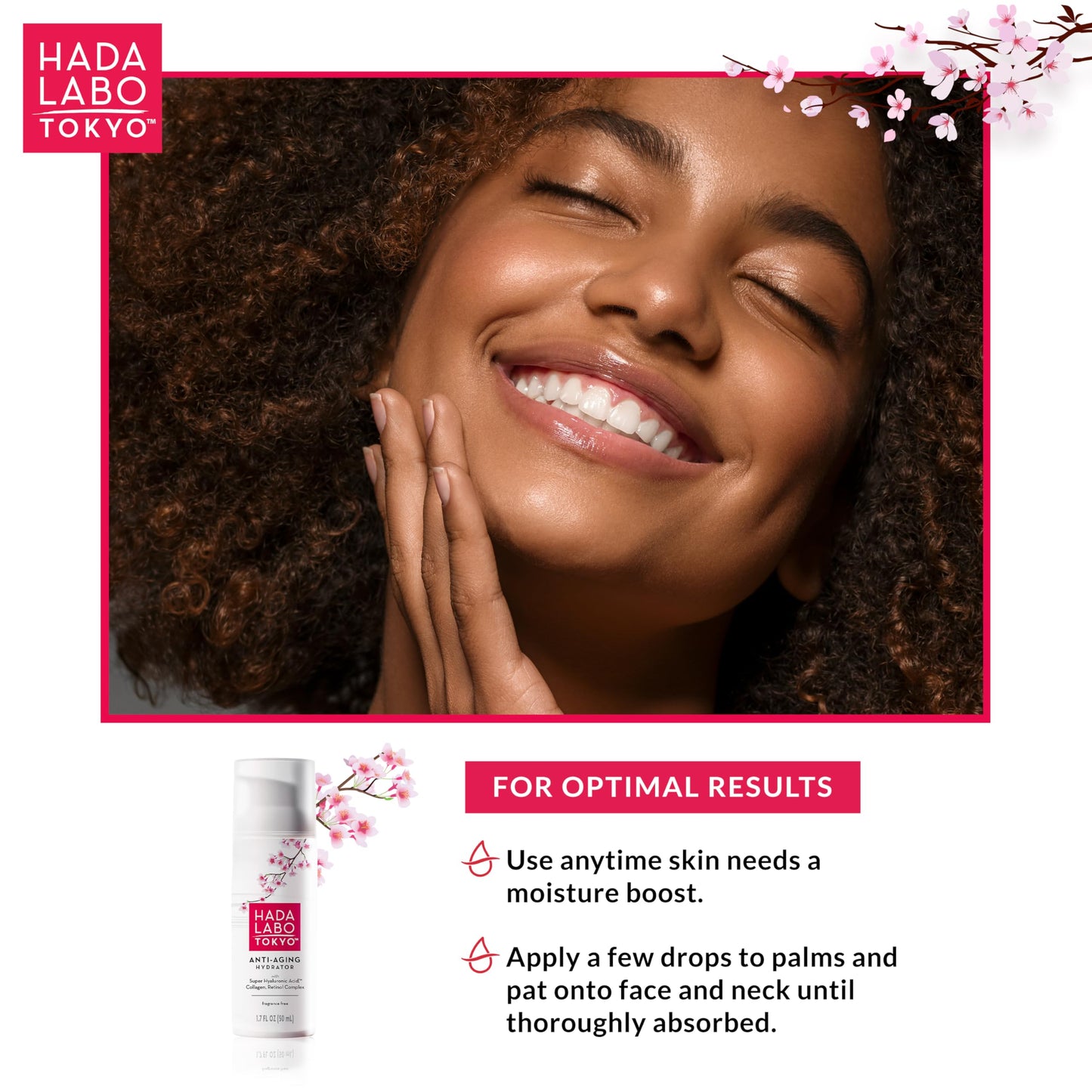 Hada Labo Tokyo Anti-Aging Hydrator, 1.7 Fluid Ounce
