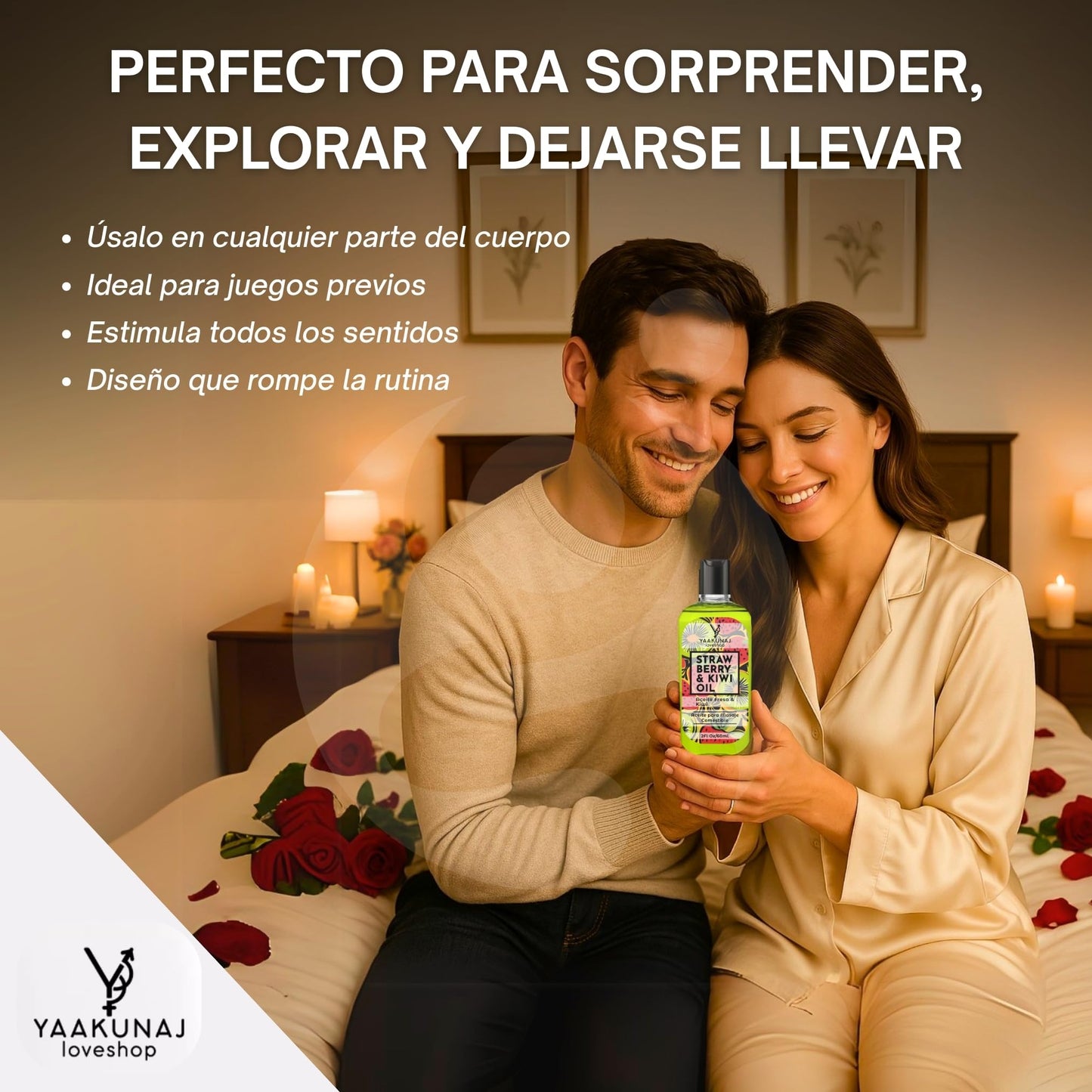 Aceite Para Masajes Yaakunaj Kiwi Strawberry