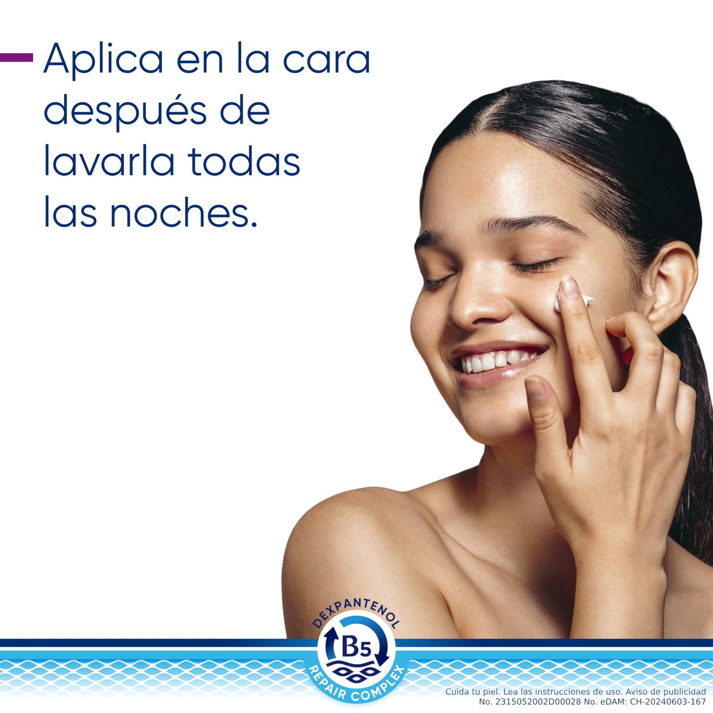 Bepanthen Derma Crema Hidratante Facial Noche, Bepanthen Regeneradora, Crema Facial para Piel Seca y Sensible, 50ml