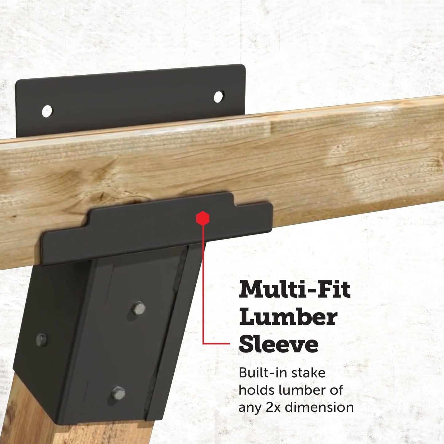 Elevadores 4x4 Soportes de Elevador, Acero de Grado de construcción de Doble ángulo, Ideal para Soportes de Caza, Casas de árboles, Cubiertas y más, Paquete de 4