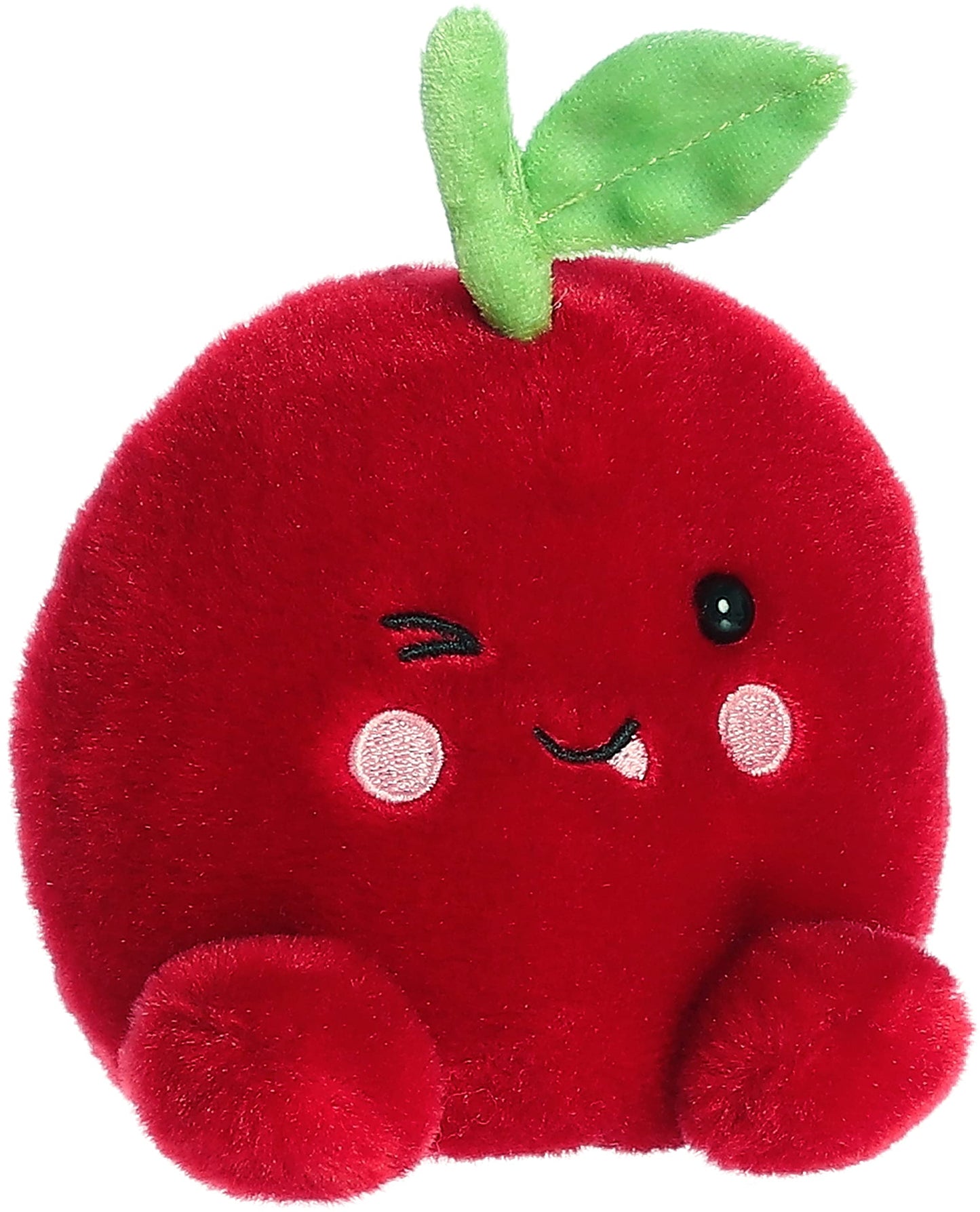 Aurora® Adorable Palm Pals™ Cordial Cherry™ Peluche - Diversión de Bolsillo - Juego sobre la Marcha - Rojo 5 Pulgadas