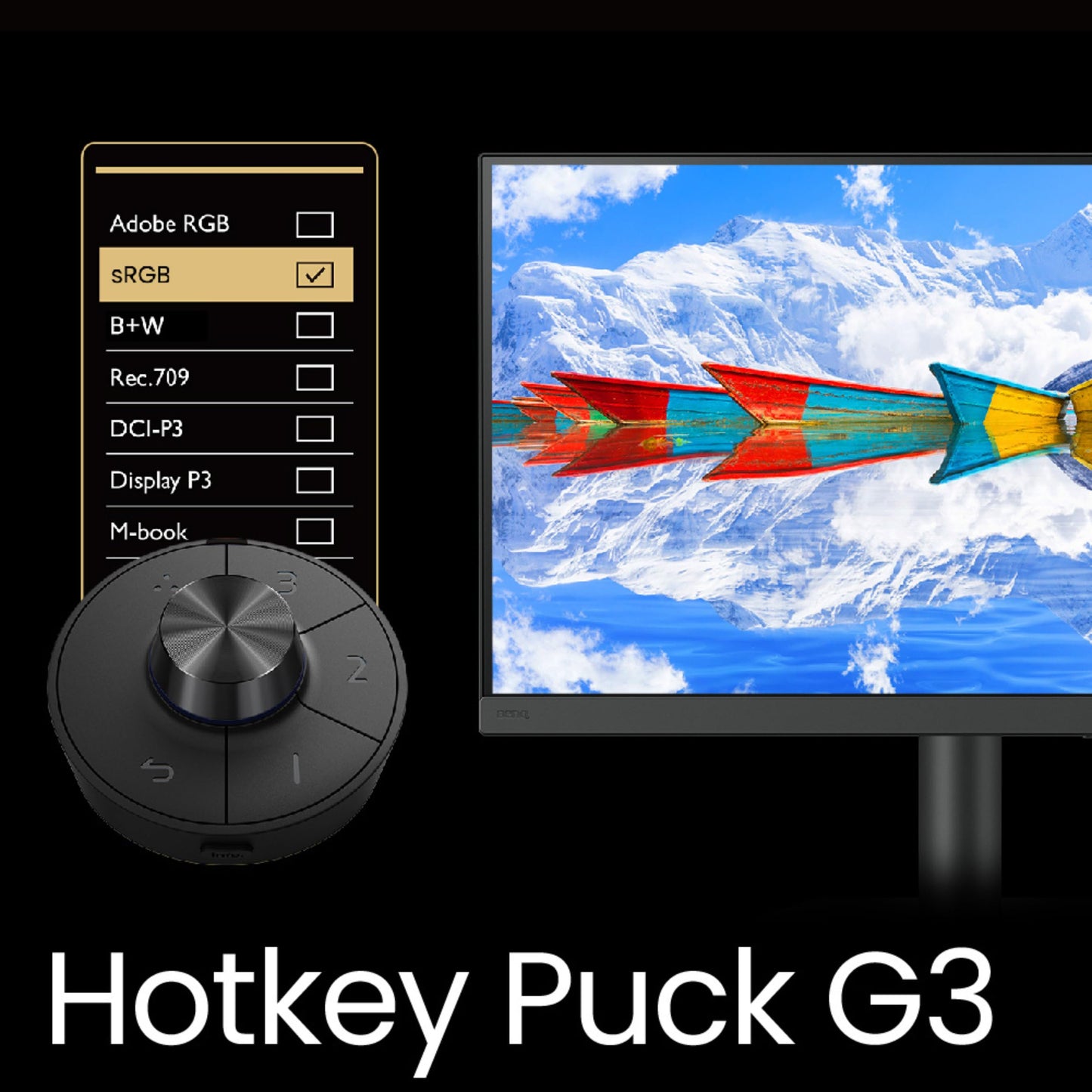 BenQ Monitor para Fotografía 2K 27 Pulgadas SW272Q IPS 99% Adobe RGB
