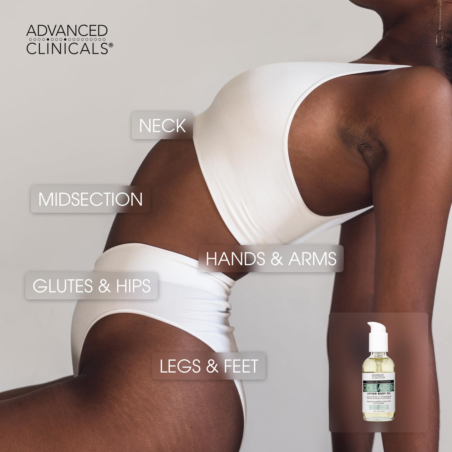 ¡Aceite Corporal Rejuvenecedor con Colágeno y Vitamina C! Ten una piel radiante y suave con nuestro aceite hidratante anti-edad. ¡120 ml de belleza en cada gota!