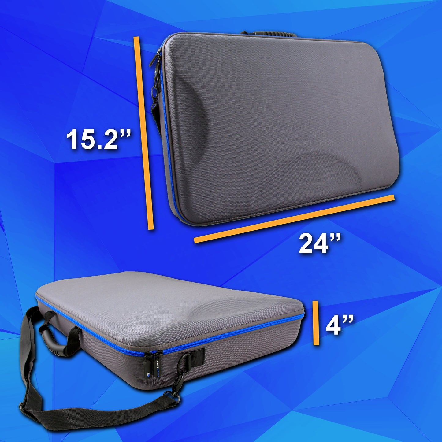 CASEMATIX Funda de viaje compatible con Numark Mixstream Pro Plus, Mixstream Pro Go no empotrado DJ Controller, Numark NV2 Serato Mixers y más, incluye funda de transporte solo con correa para el