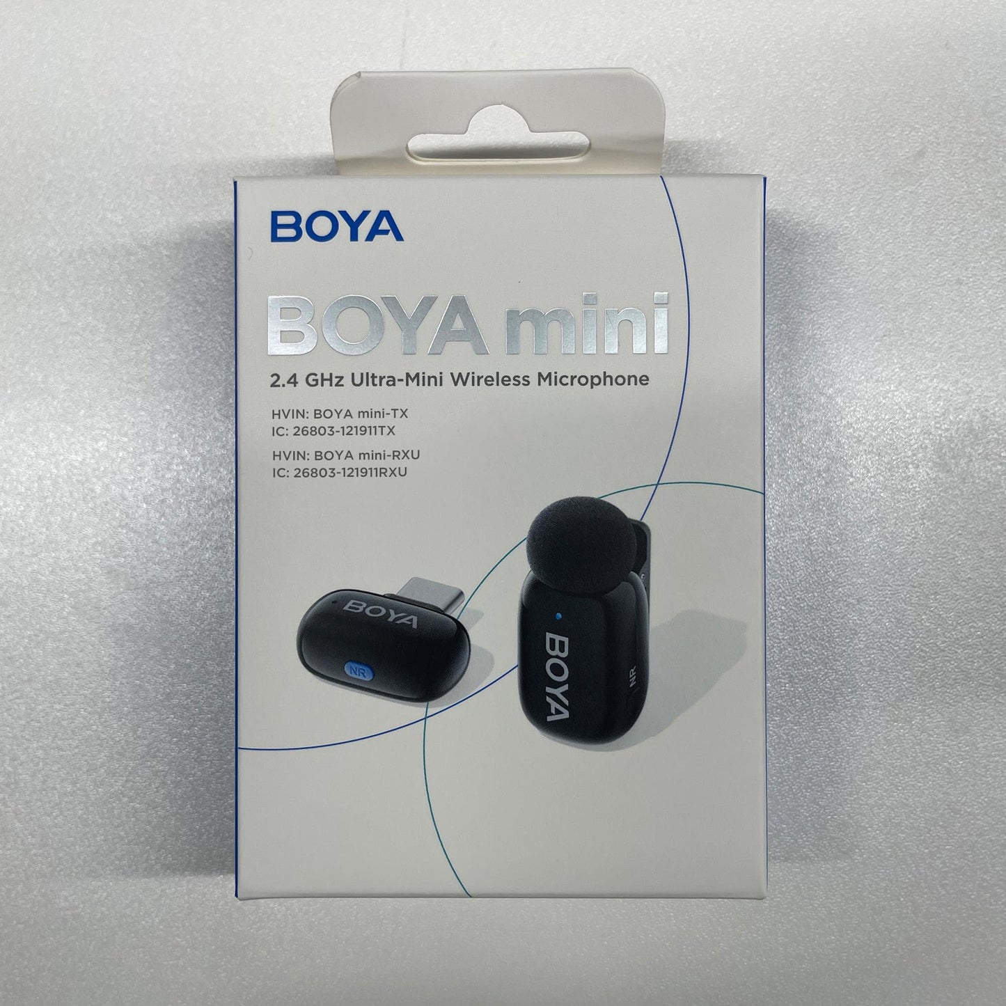 BOYA Mini 17 Micrófono de Solapa inalámbrico Profesional para teléfonos Android y portátiles Puerto Type-c para Vlogging, Podcasting, Blogging, Youtube Live Streaming Negro