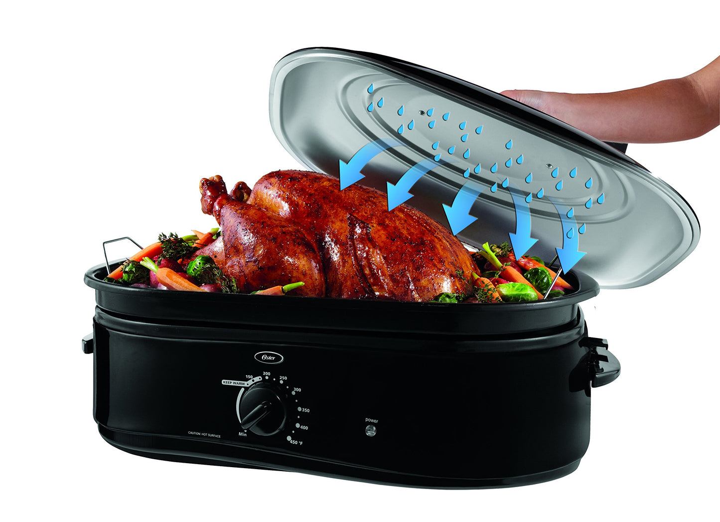Horno Tostador Ahumador Oster Negro 18 Qt