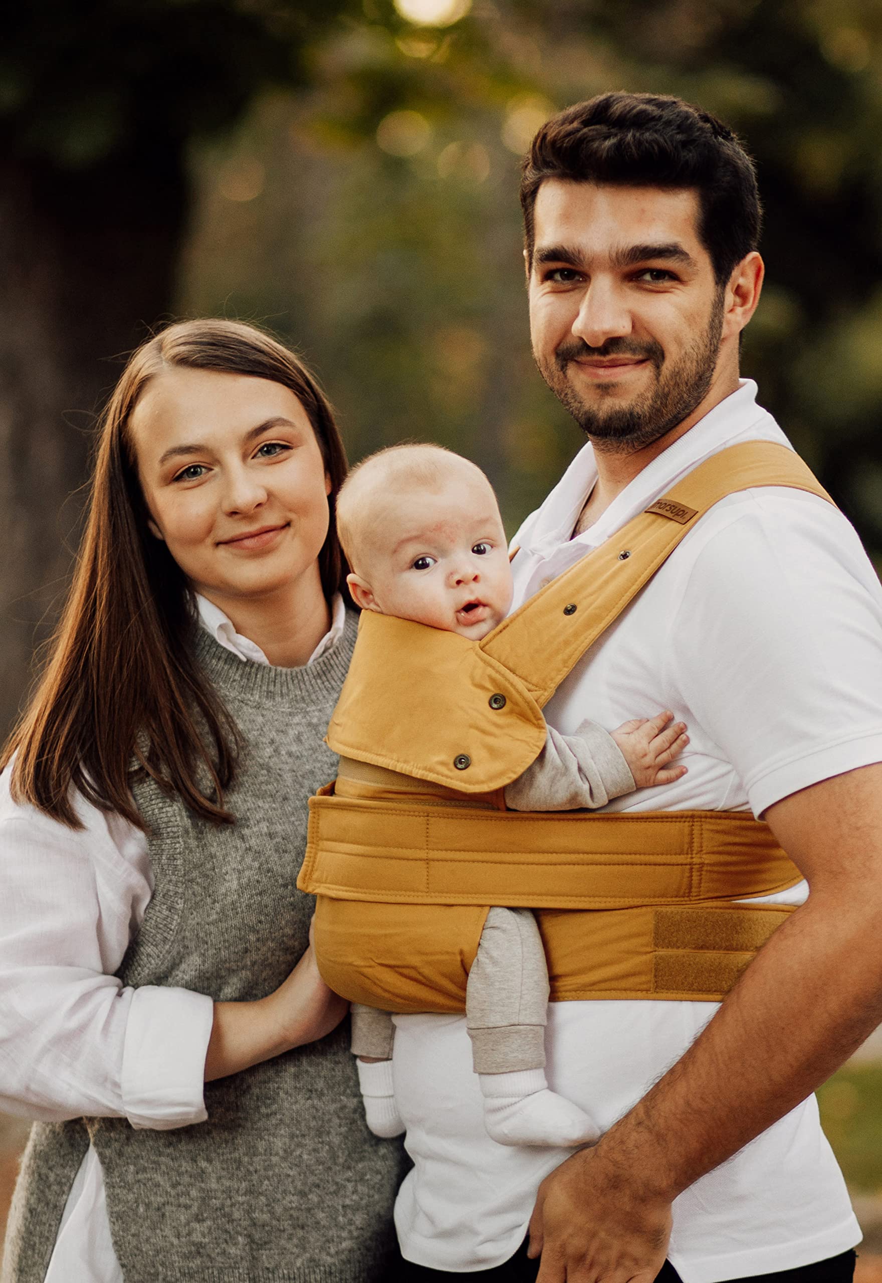 Portabebés Ajustable Marsupi Butterscotch Algodón Orgánico Talla XL