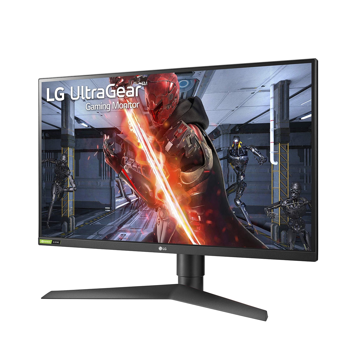 LG 27GN750-B UltraGear Monitor para juegos de 27 pulgadas, visualización IPS FHD (1920 x 1080), respuesta de 1 ms, tasa de actualización de 240 Hz, compatibilidad con G-SYNC, diseño prácticamente sin bordes de 3 lados, inclinación, altura, soporte pivotan