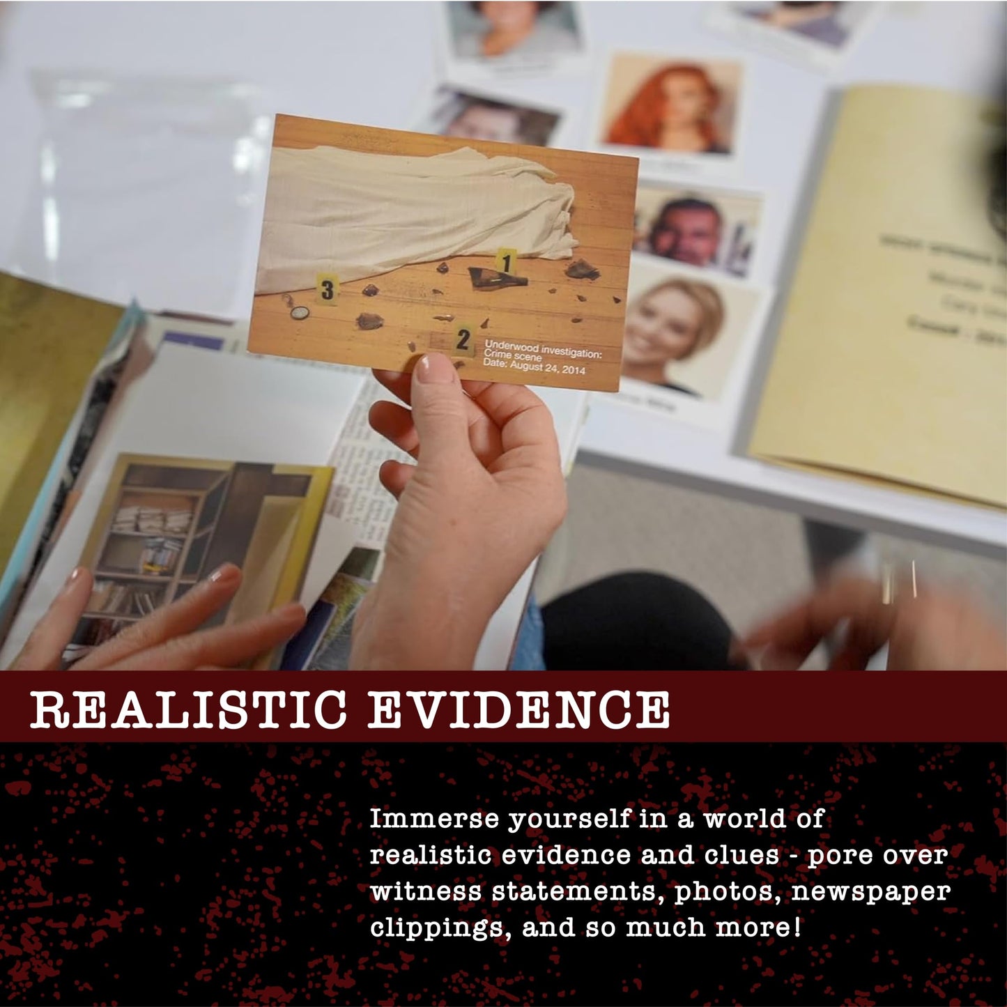University Games Murder Mystery Party Case Files: Death by Chef's Knife para 1 o más Jugadores a Partir de 14 años