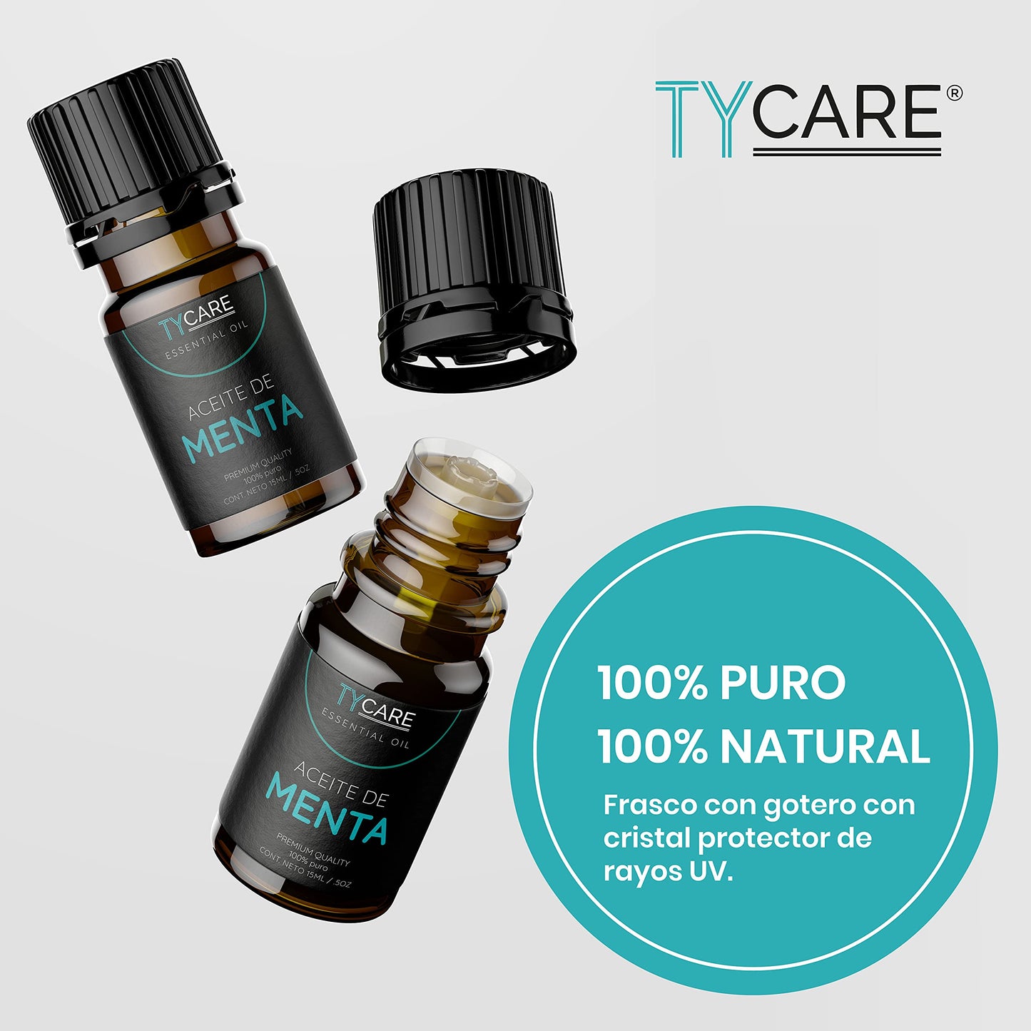 Aceite Esencial Menta Premium Quality 100% Puro 15 ml