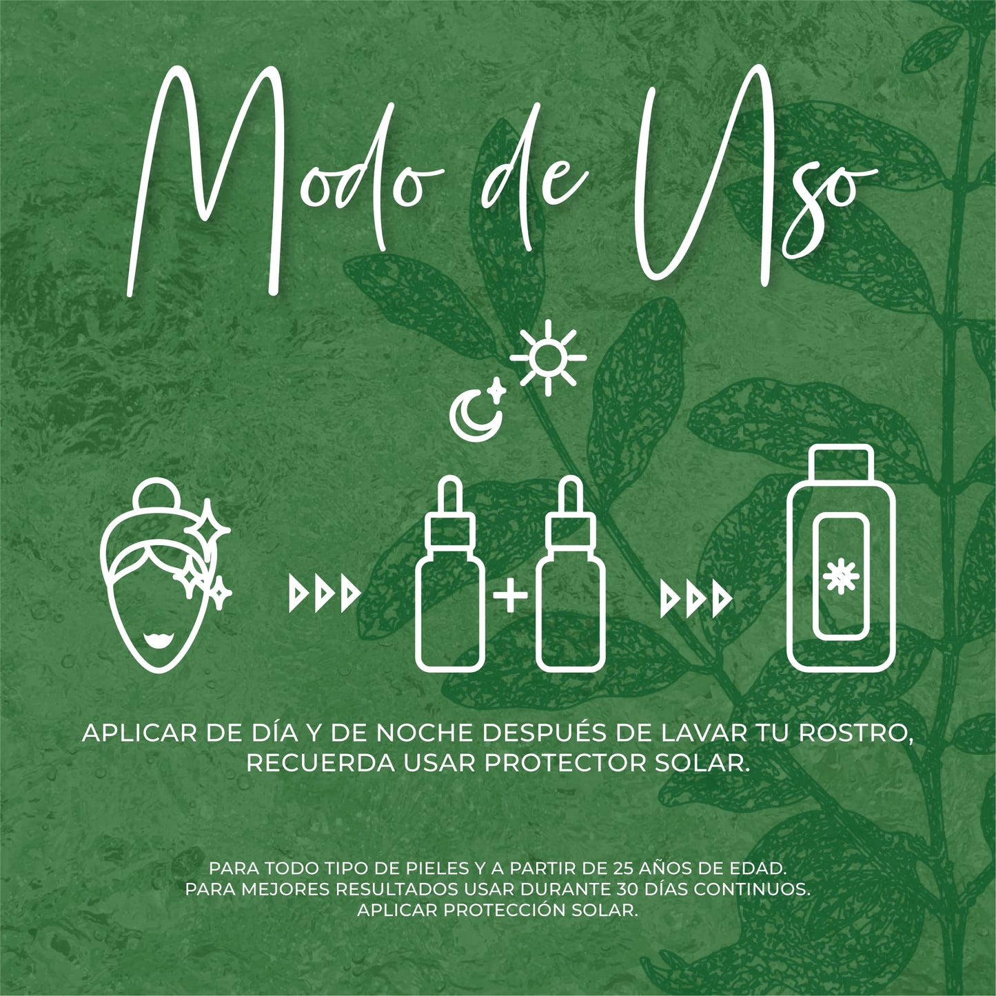 Serum facial PROTECCIÓN Organic | Suero facial con ingredientes 100% naturales, orgánico y vegano con Flor de Cempasuchil, Salvado de arroz, Probióticos, Granada para la piel. Protege contra rayos UV y la contaminación 50ml