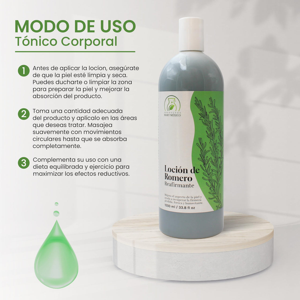 Loción Reafirmarte De Romero Productos Mart Mexico 1 Litro