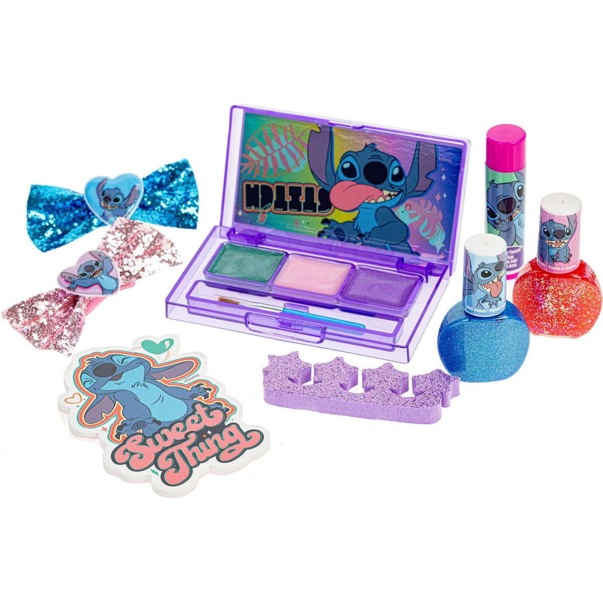 Stitch Mochila de Maquillaje Infantil Set de Belleza Regalo para Niñas