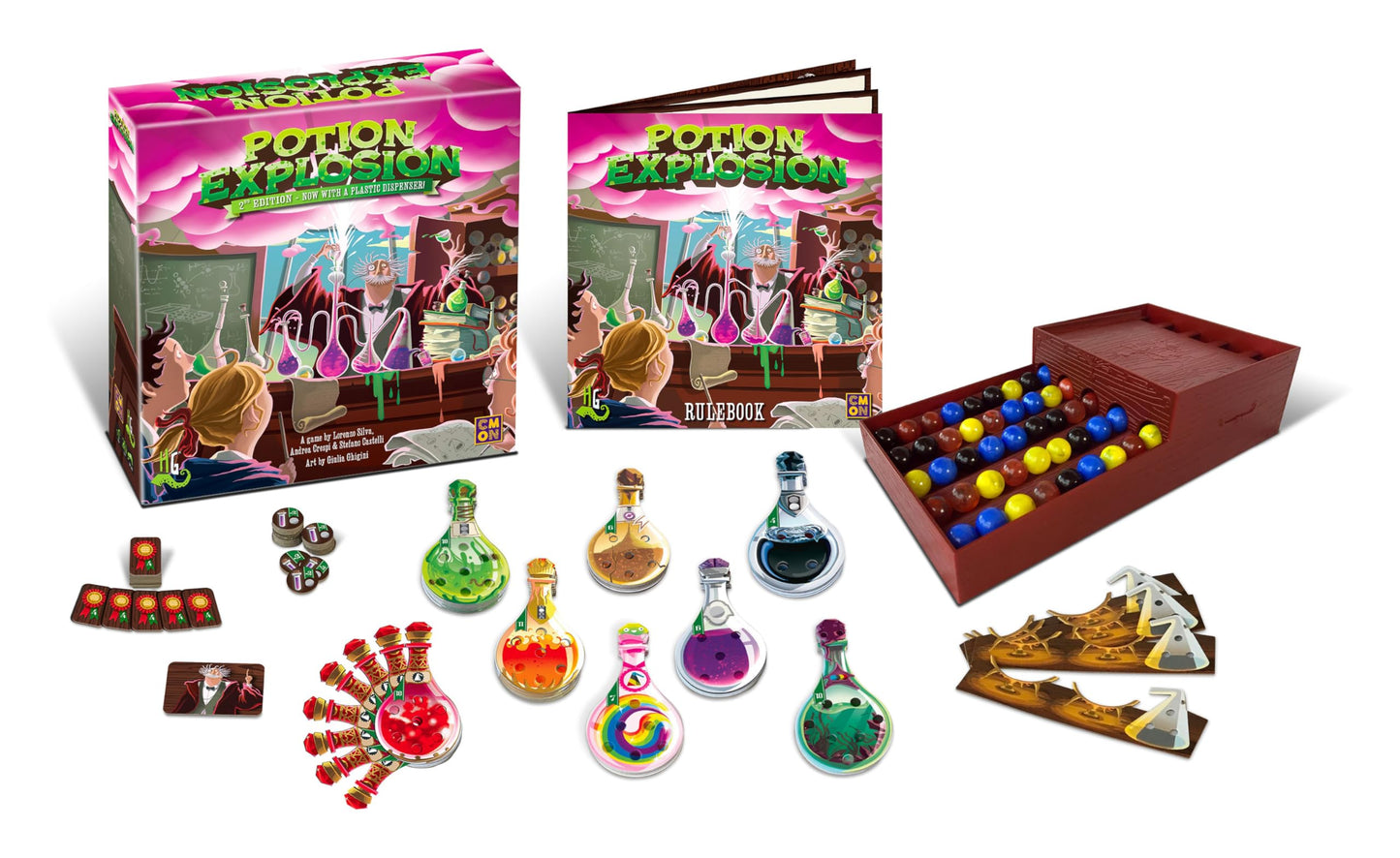CoolMiniOrNot CMNPTN101 Potion Explosion 2nd Edition, Multicolor alfonbrilla para ratón , color/modelo surtido