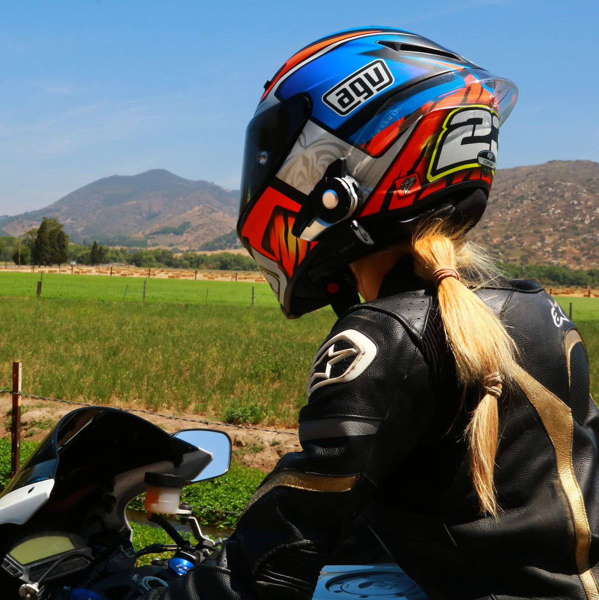 Sistema de Comunicación de Auriculares Bluetooth Sena 20S EVO con Altavoces HD para Motocicleta