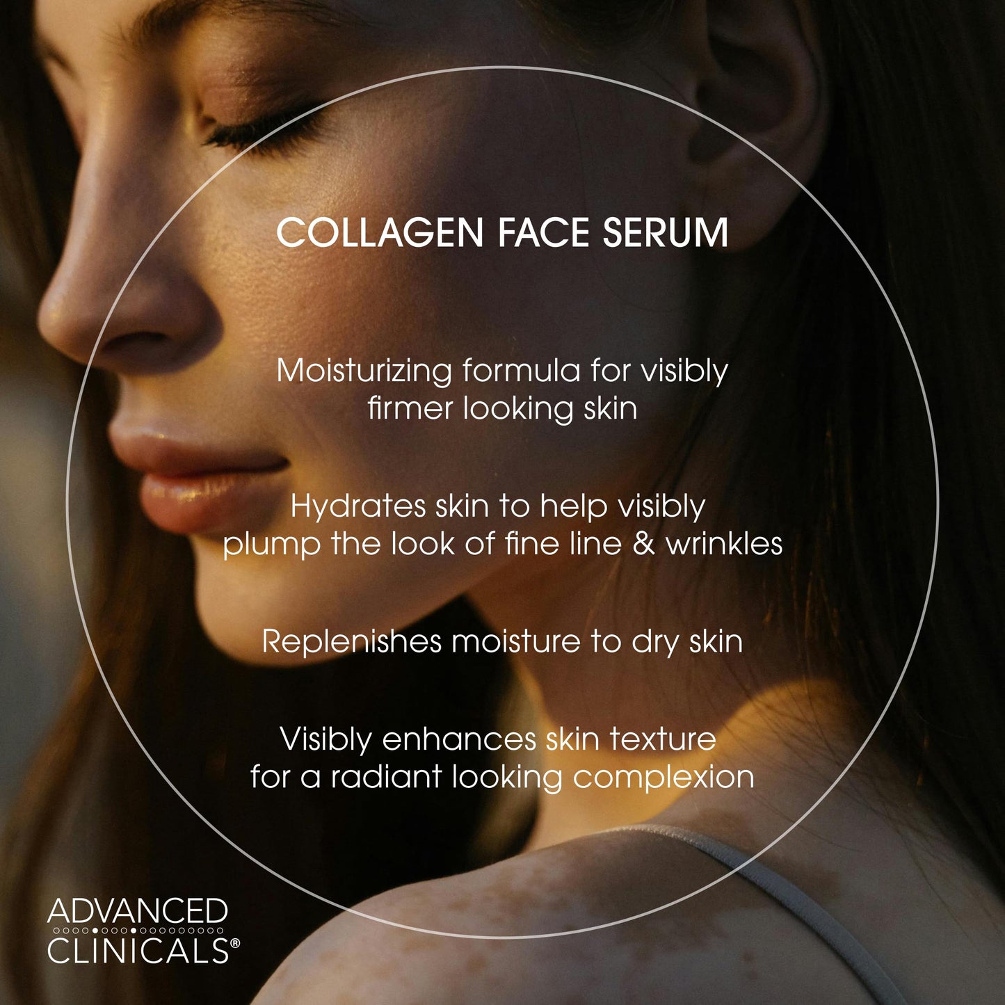 Suero facial avanzado con colágeno para rellenar instantáneamente las arrugas - Con soya y extractos de alga - Pack de 2 - 52ml - Tratamiento antiarrugas y reafirmante - ¡Compra ya!