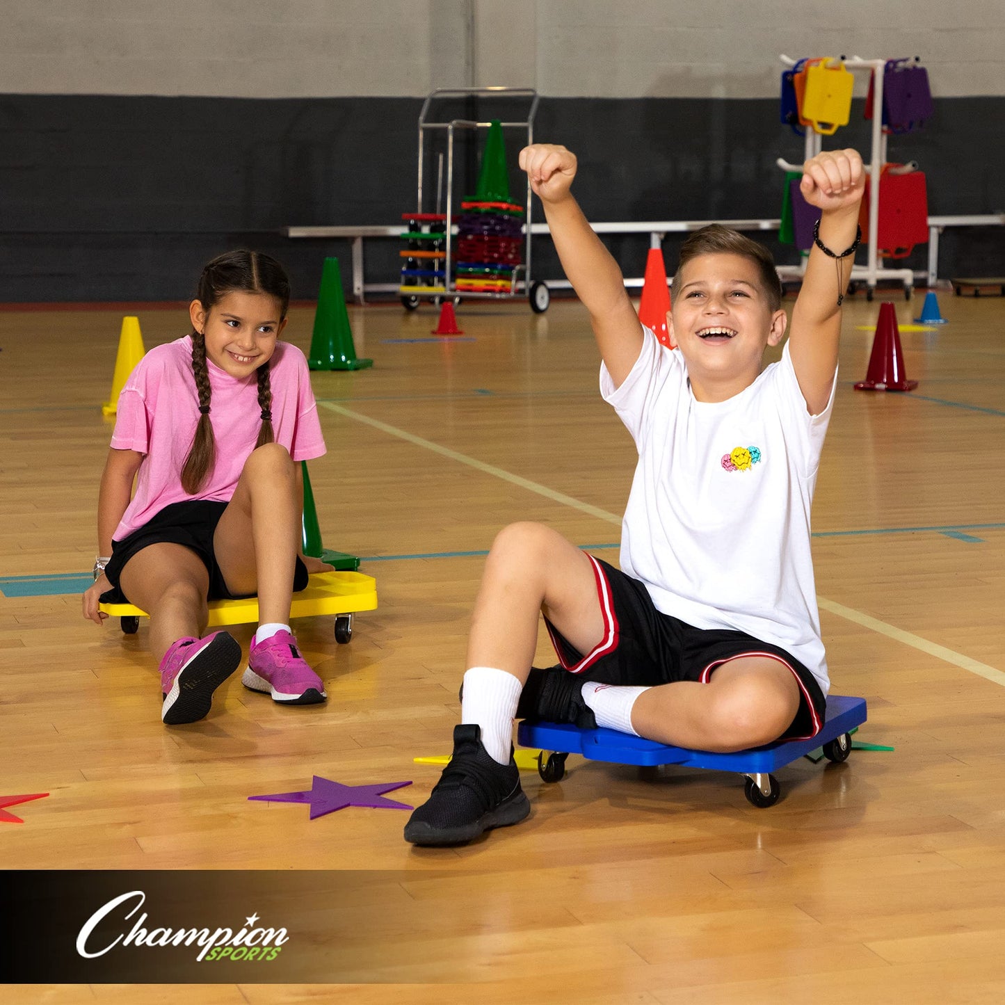 Champion Sports Standard Patineta con Asas, en Diferentes Colores