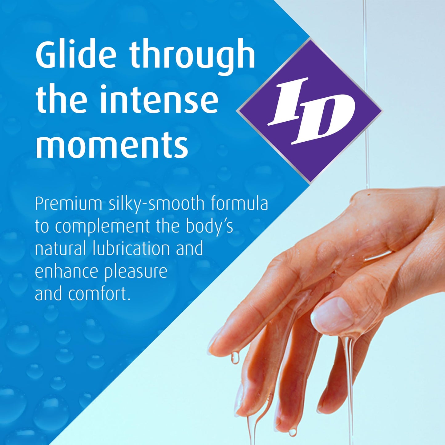 ID Glide 8.5 FL OZ Natural Feel Water Based Personal Lubricant