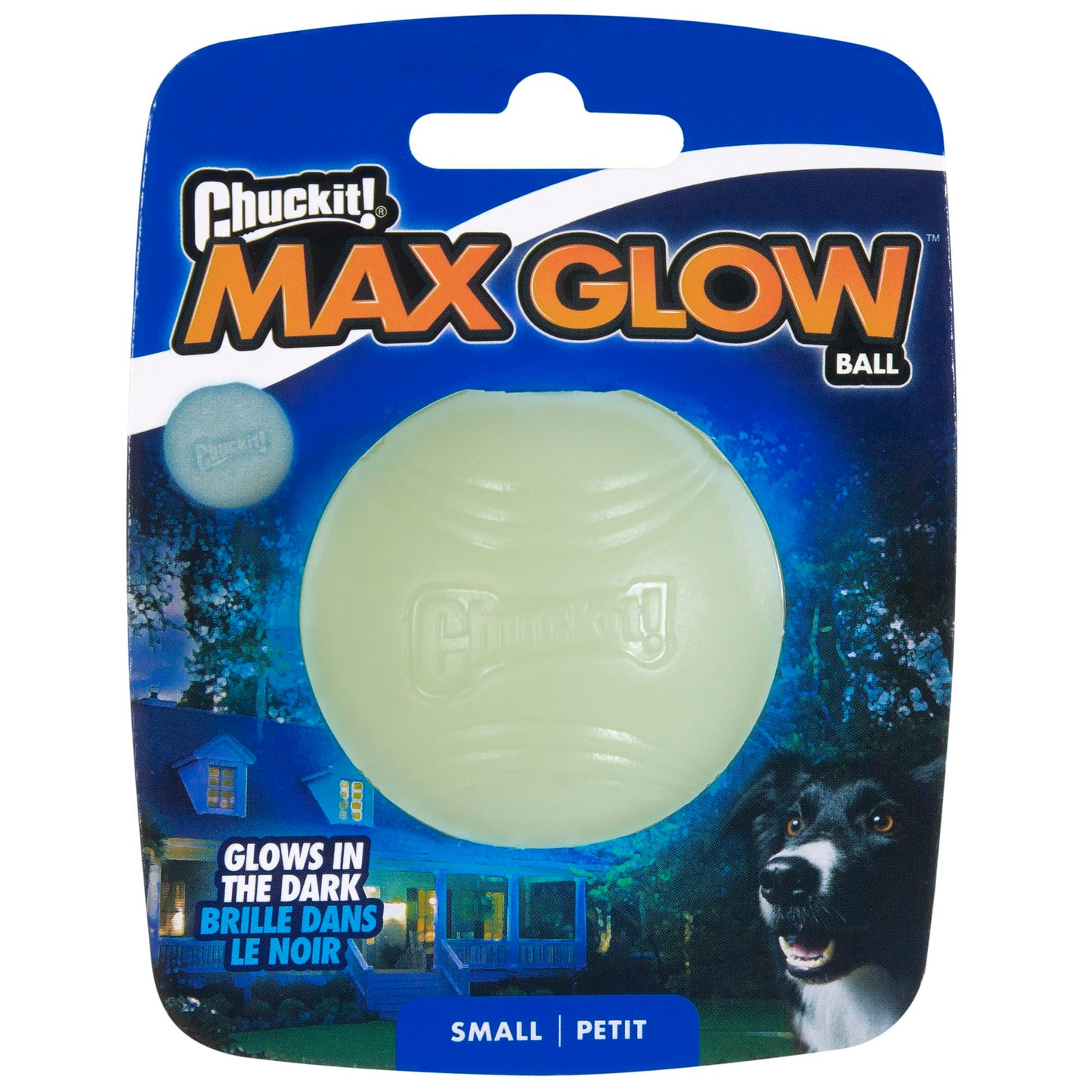 CHUCKIT Max Glow Ball, Small