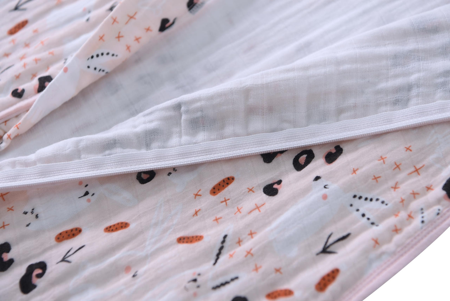 TADO MUSLIN Saco de Dormir para Bebé 2-4 T Niños y Niñas Manta Vestible 100% Algodón Orgánico 0.5 TOG Sacos de Dormir para Niños Pequeños Cremallera de 2 Vías Talla X-Large Saco de Dormir de Muselina