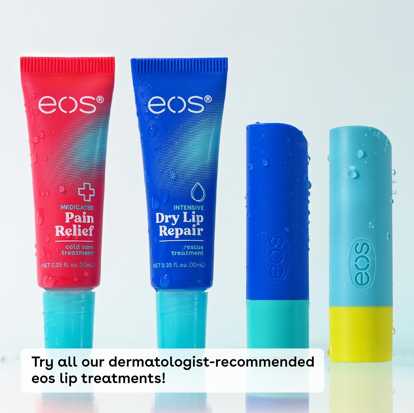 eos Lip Balm - The Hero | Lip Care to Repair and Protect Chapped and Dry Lips | Instant Hydration with Natural Ingredients |Twin Pack of 0.35 oz Each