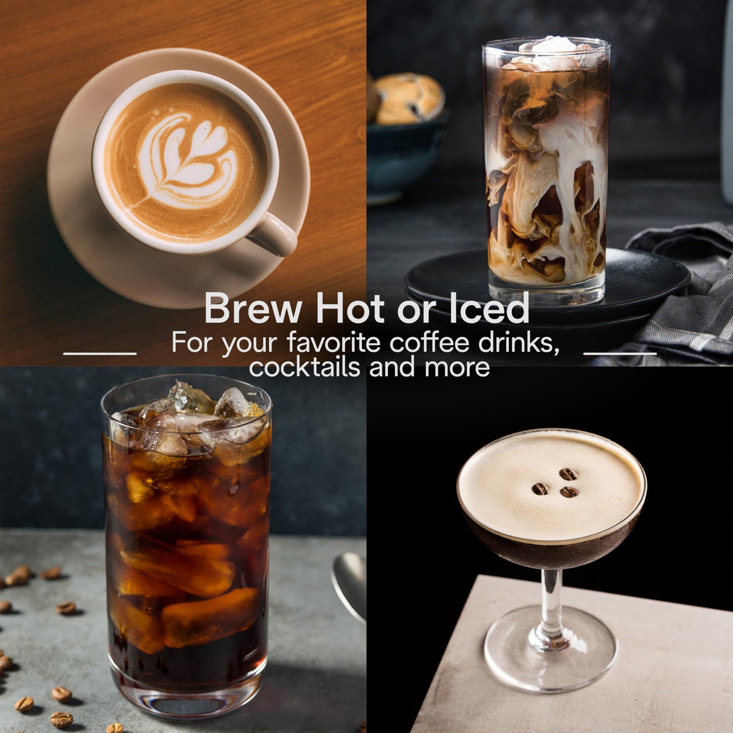 De'Longhi La Specialista Opera Máquina espresso con "Cold Brew", lanceta de vapor estilo profesional para café con leche, capuchino, molinillo incorporado, EC9555M