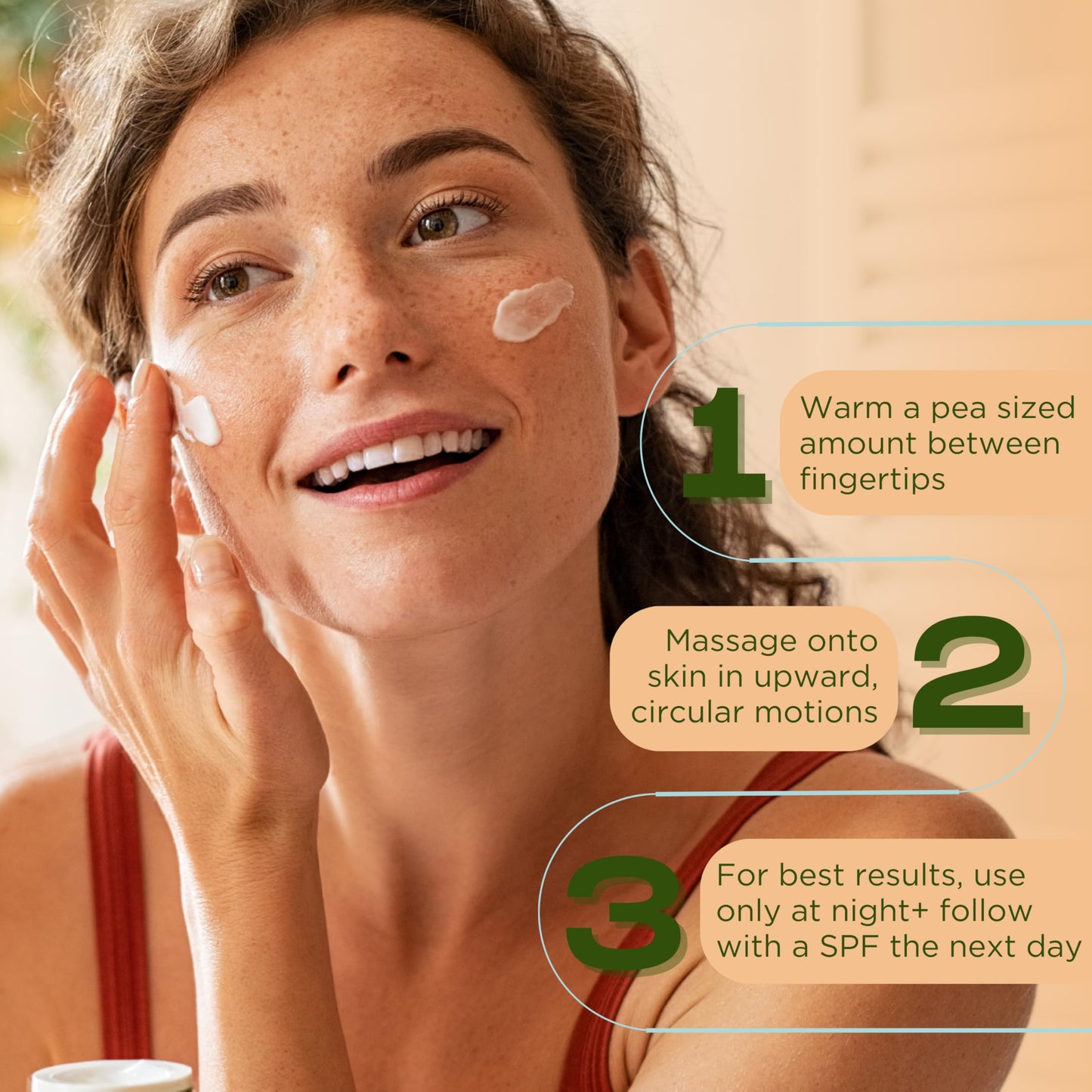 InstaNatural Retinol Moisturizer Anti Aging Night Face Cream - Face & Neck Anti Wrinkle Lotion - Reduce Appearance of Wrinkles, Dark Circles, Fine Lines - Vitamin C Hyaluronic Acid Complex - 3.4 oz