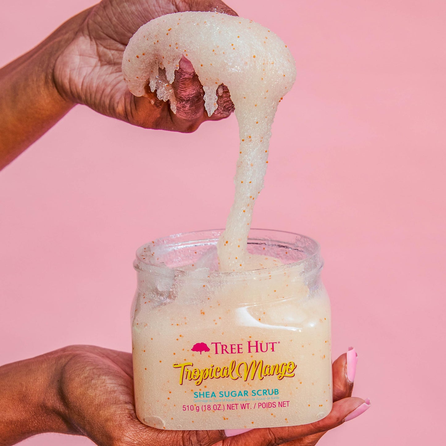 Exfoliante de Azúcar Tree Hut Mango Tropical con Manteca de Karité