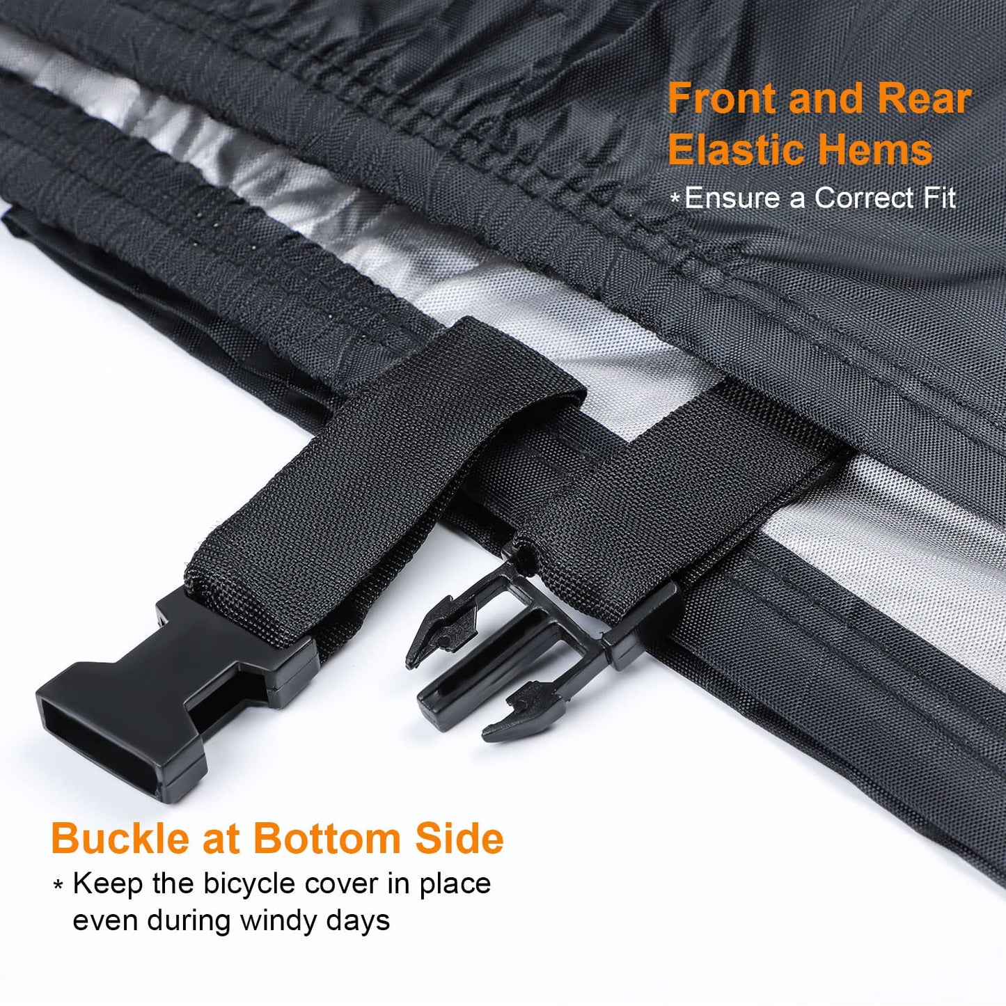 FAIREACH Funda protectora para bicicleta, cubierta de bicicleta al aire libre impermeable por poliéster Oxford 210D de alta calidad protección UV anti lluvia nieve polvo para bicicleta de carretera