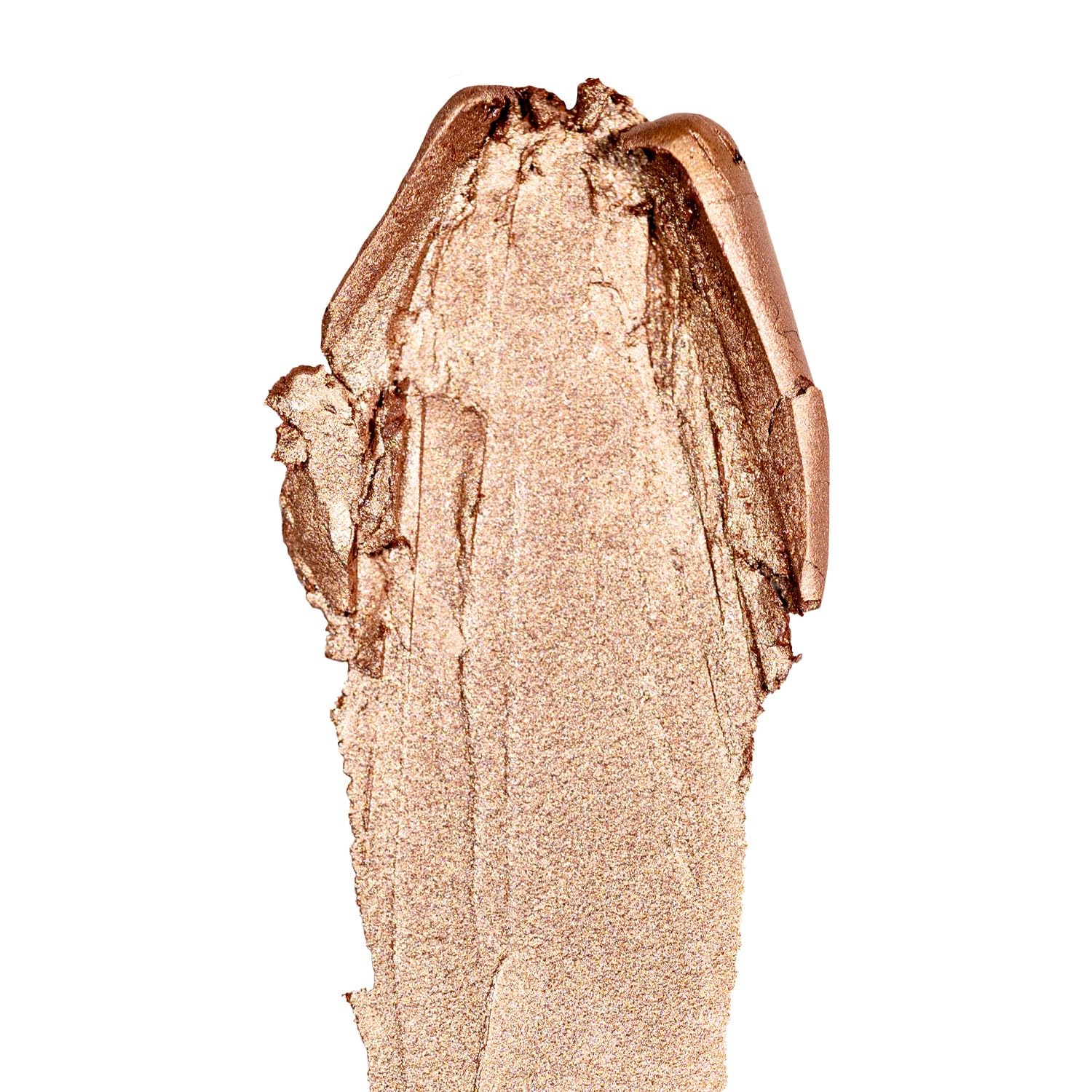 Palladio Barra de sombra de ojos impermeable con esponja mezcladora, aplicación duradera y sin esfuerzo, Champagne Shimmer
