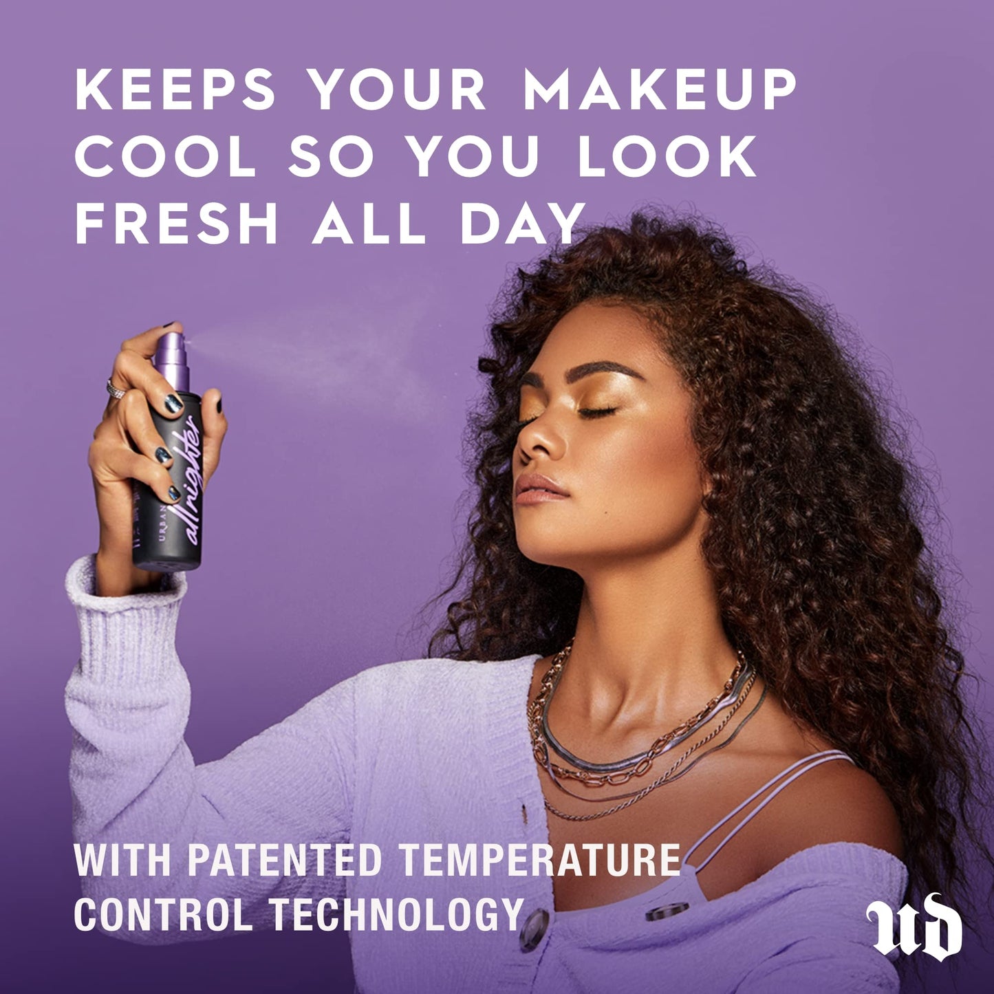 Urban Decay All Nighter Setting Spray Ultra Matte fijador de maquillaje hasta por 16hrs acabado mate, 118ml