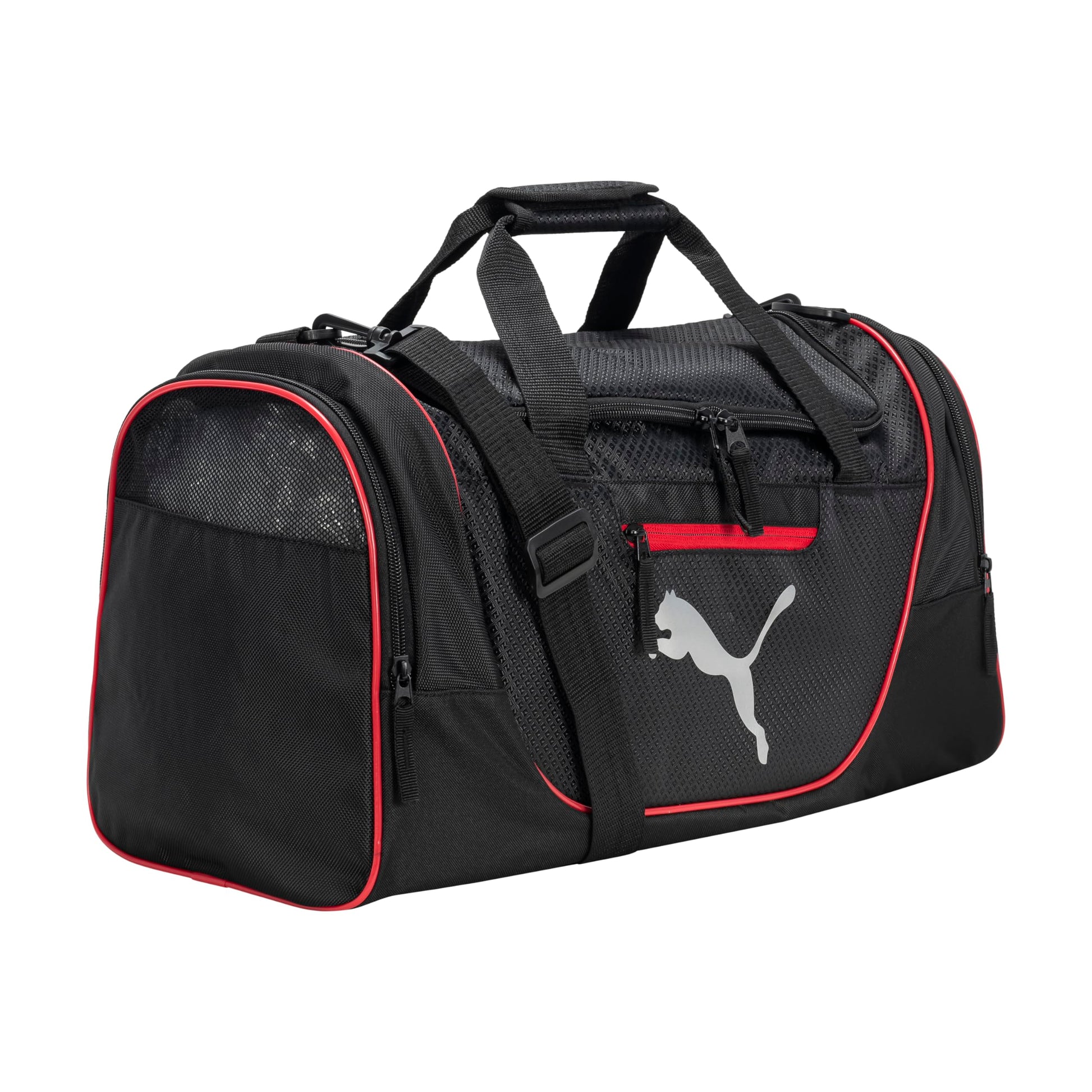 Bolsa de Lona Puma Evercat Contender Negro Rojo Talla Única