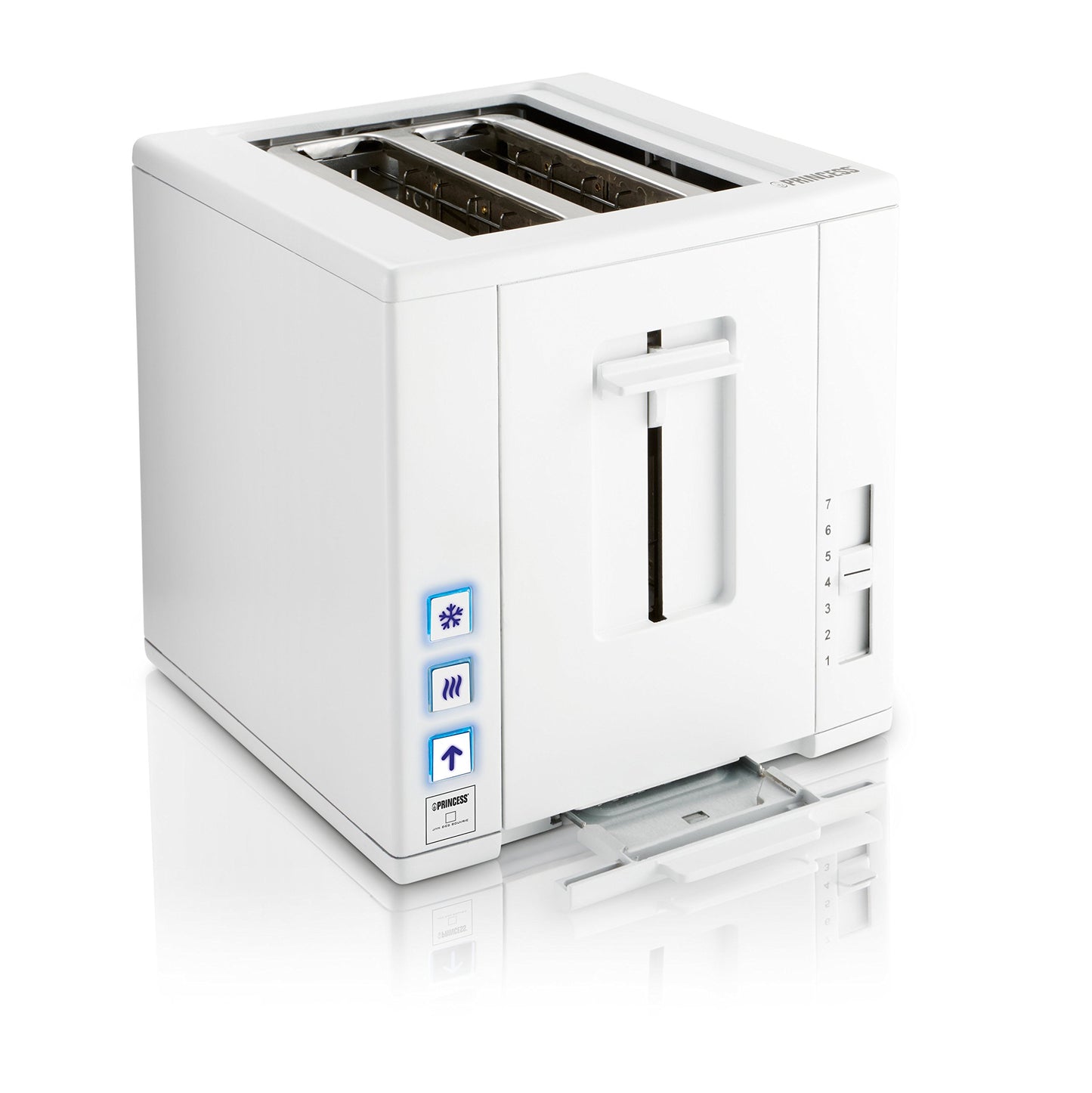 Princess 144000 Tostador Compact-4 All, blanca