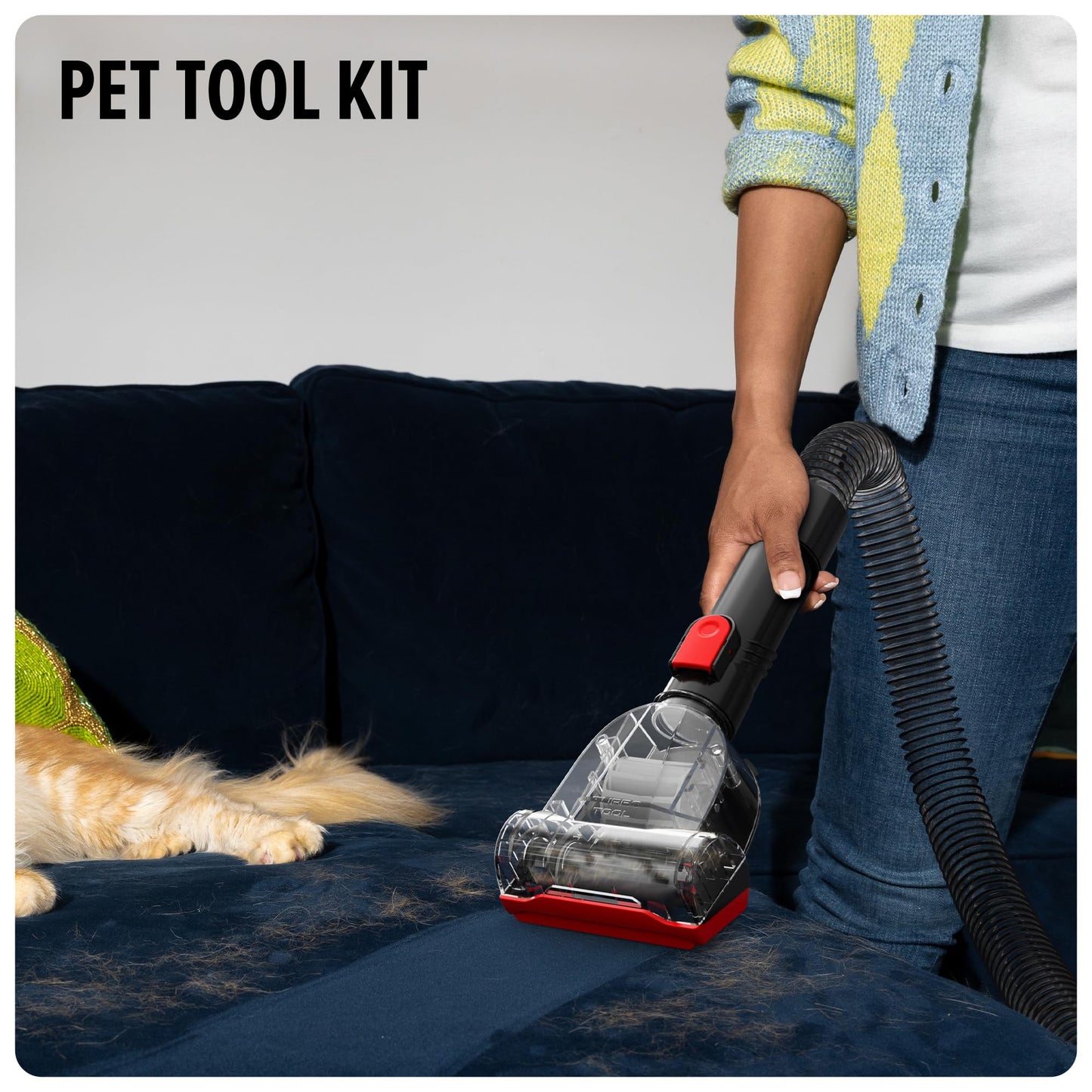 Dirt Devil - Aspiradora Vertical para alfombras y Suelos Duros, con Kit de Herramientas para Mascotas, Potente, Ligero, con Cable para Uso doméstico