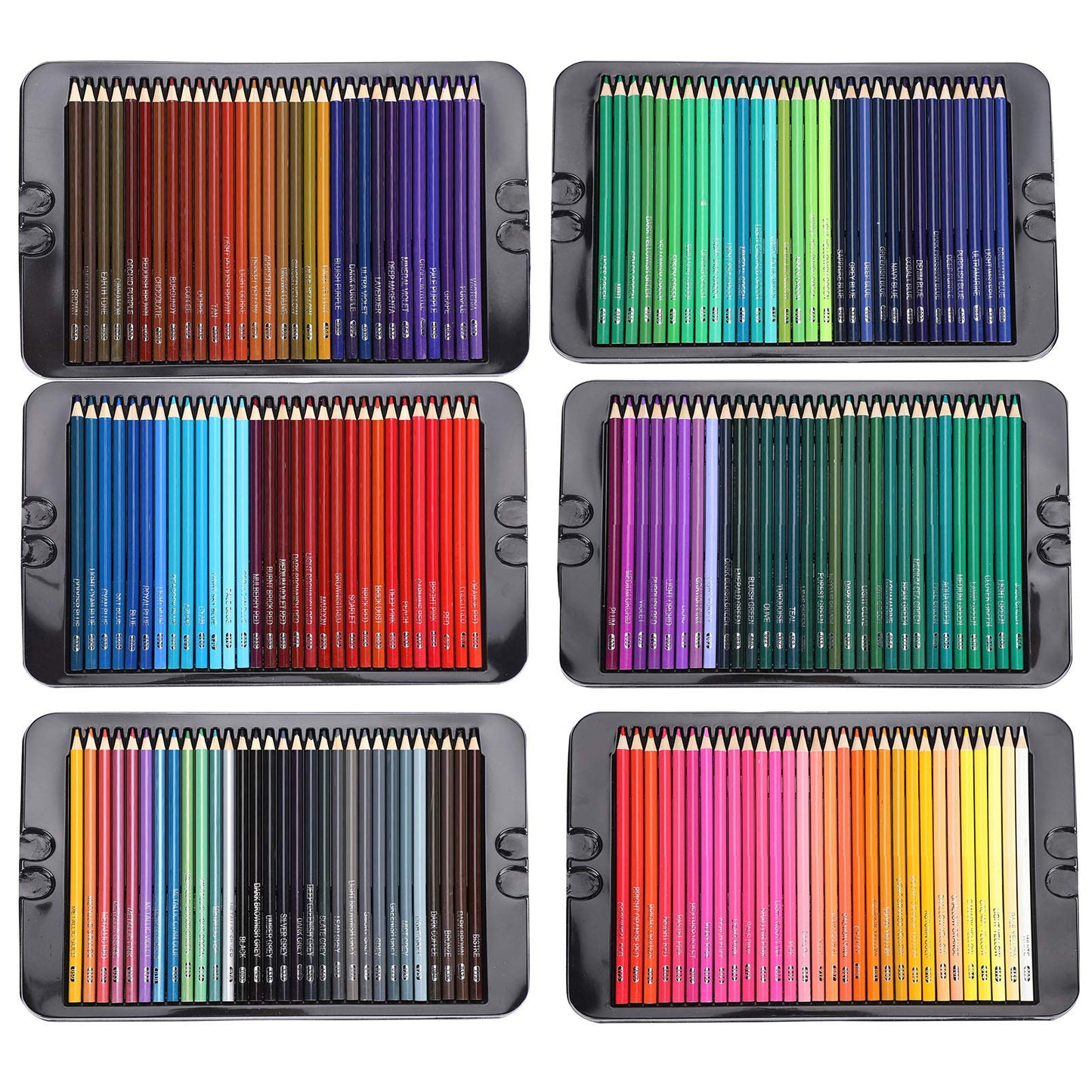 Juego de Lápices de Colores de 180 Piezas, Juego de Lápices de Colores con Caja de Hierro Herramientas de Pintura Prácticas y Seguras Adecuadas para Dibujar Bocetos