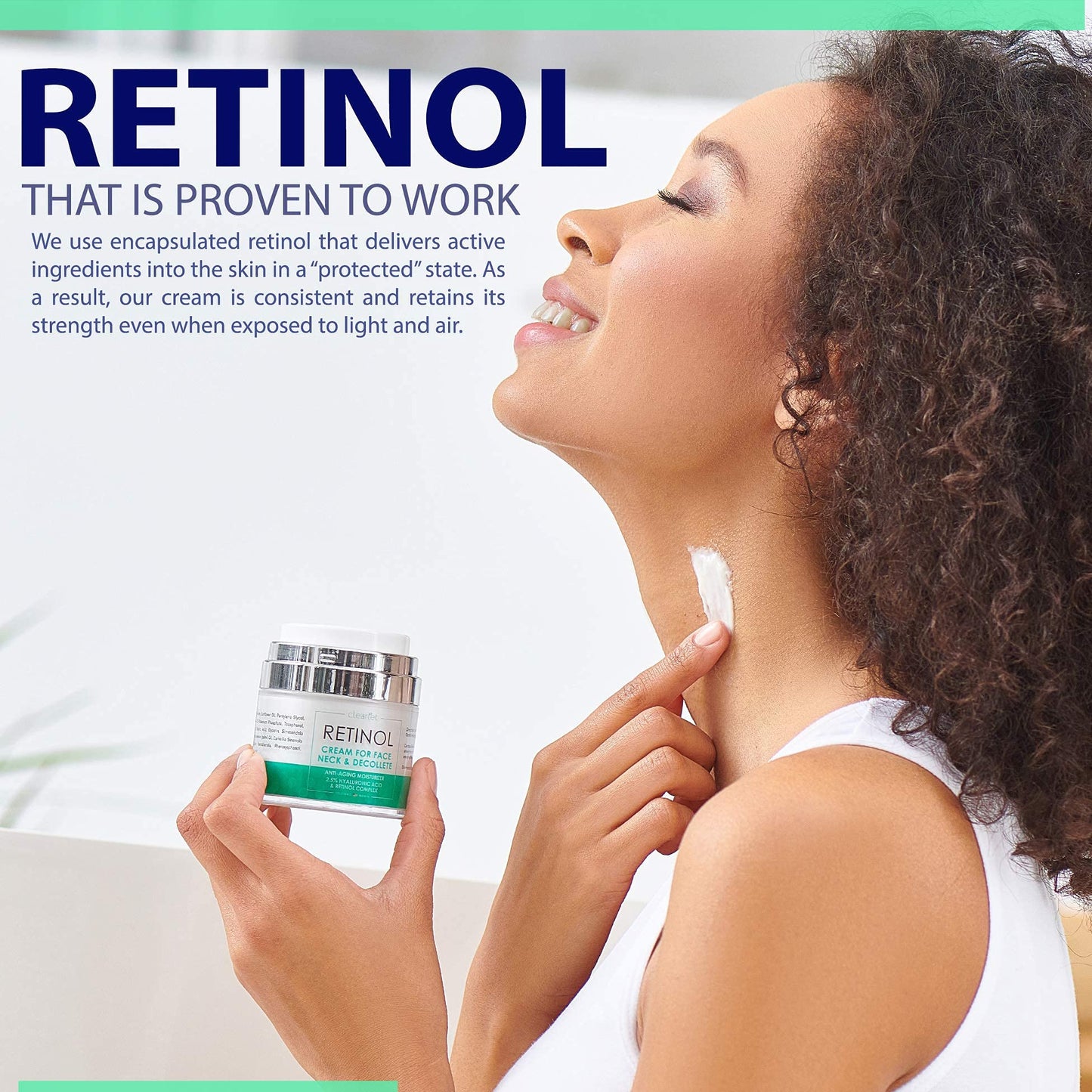 CLEARLET Retinol Cream for Face Moisturizer for Women Men Anti Aging Face Wrinkle Cream Retinol Facial Eye Cream Reduces wrinkles Fine Lines Day Night Facial Creams Retinoid Mens Retinol Moisturizer for Face