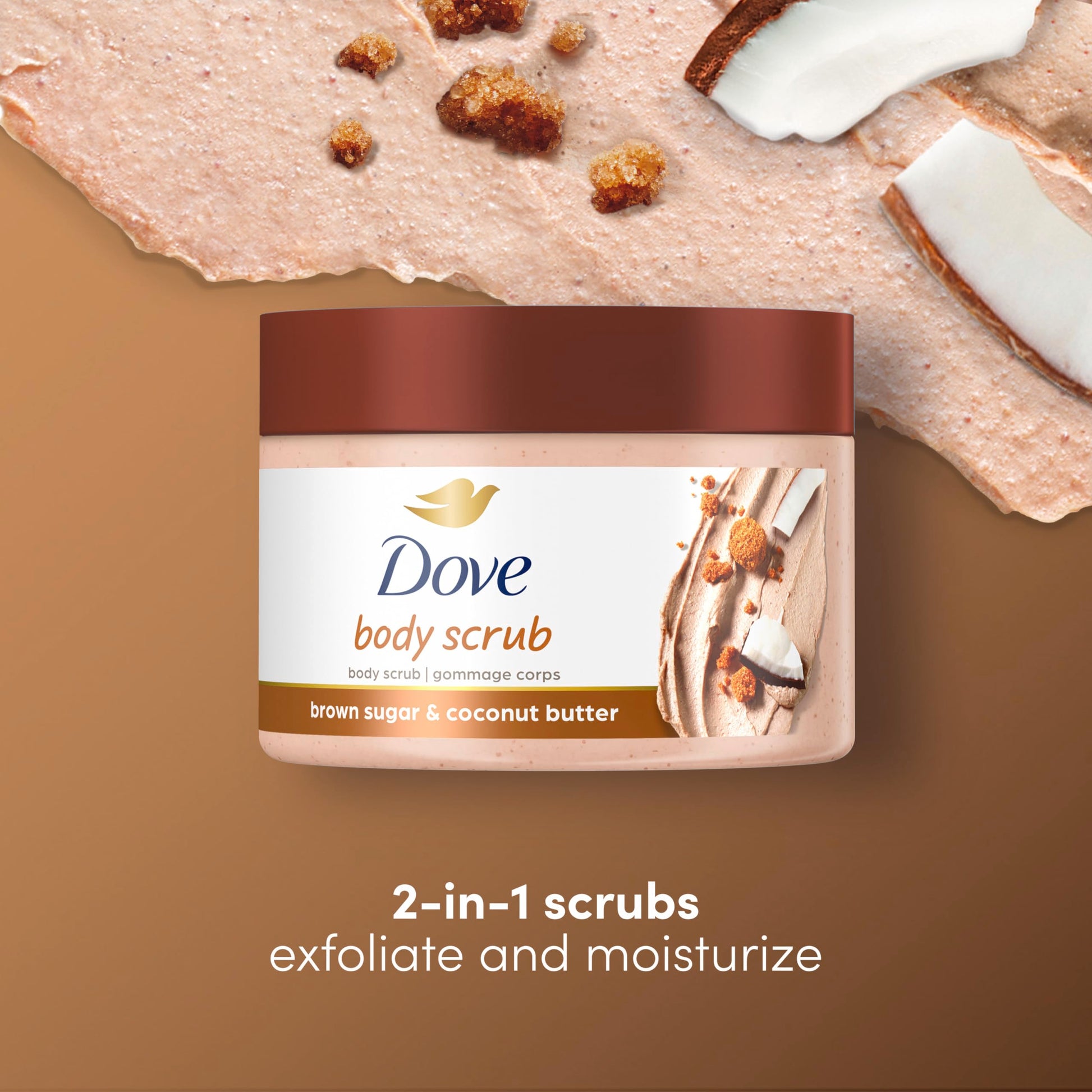 Dove Exfoliating Body Polish Brown Sugar and Coco Butter 298 gr