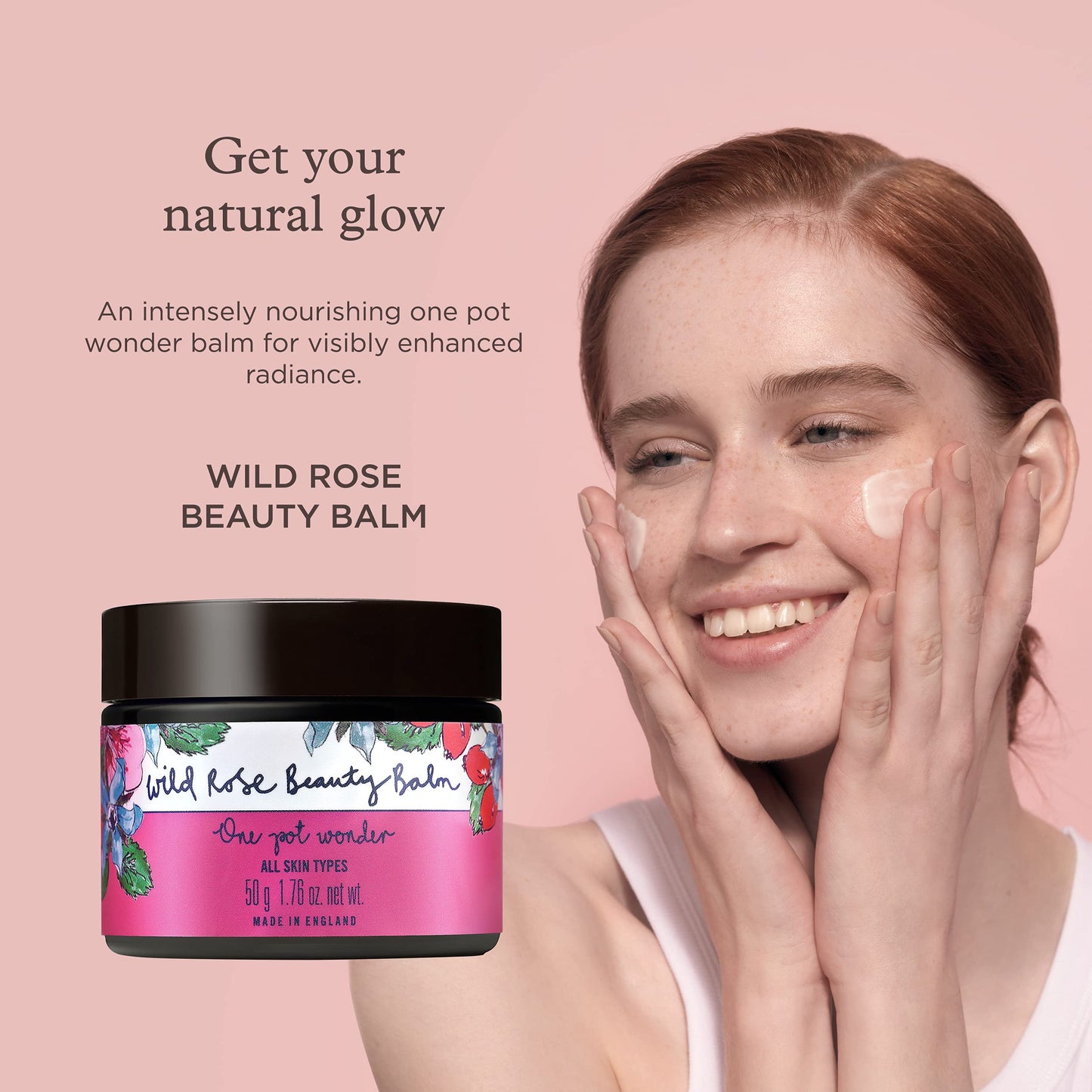 Neal's Yard Remedies Eye Care & Treatments Wild Rose Beauty Balm (with muslin) 50g by Neal's Yard Remedies