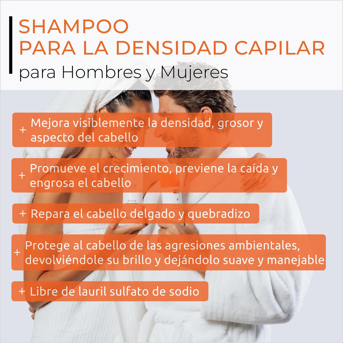 Ds Laboratories | Revita® Shampoo para la Densidad Capilar, Sin fragancia, Mujeres