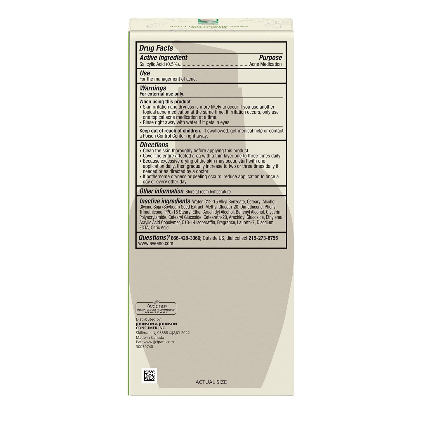 Aveeno Clear Complexion Daily Moisturizer, 4 Ounce