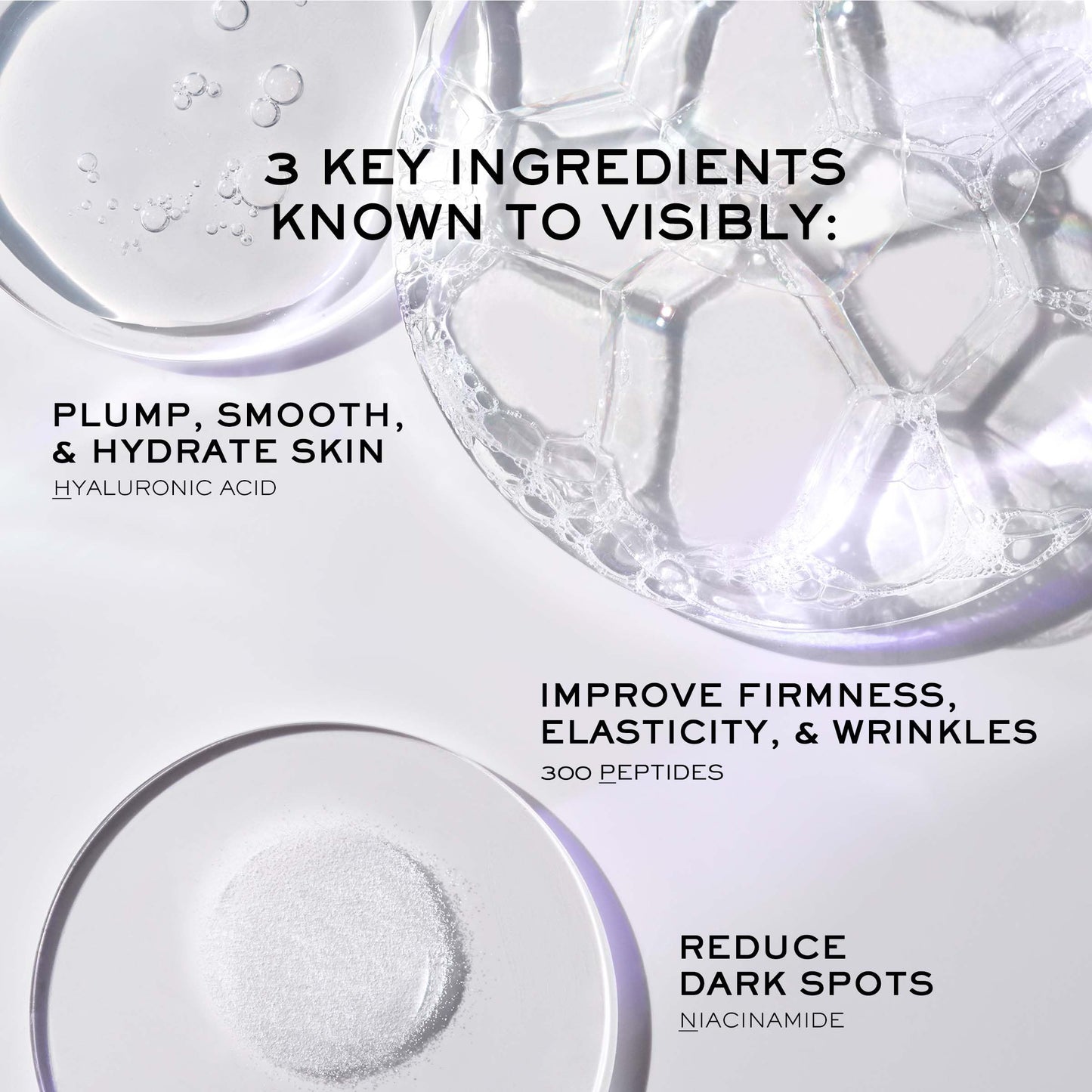 Lancôme Rénergie Hpn 300 Peptide Refill Cream, Crema Hidratante Facial Anti Signos de la Edad Efecto Lifting y Firmeza con Péptidos, Ácido Hialurónico y Niacinamida 50 ml