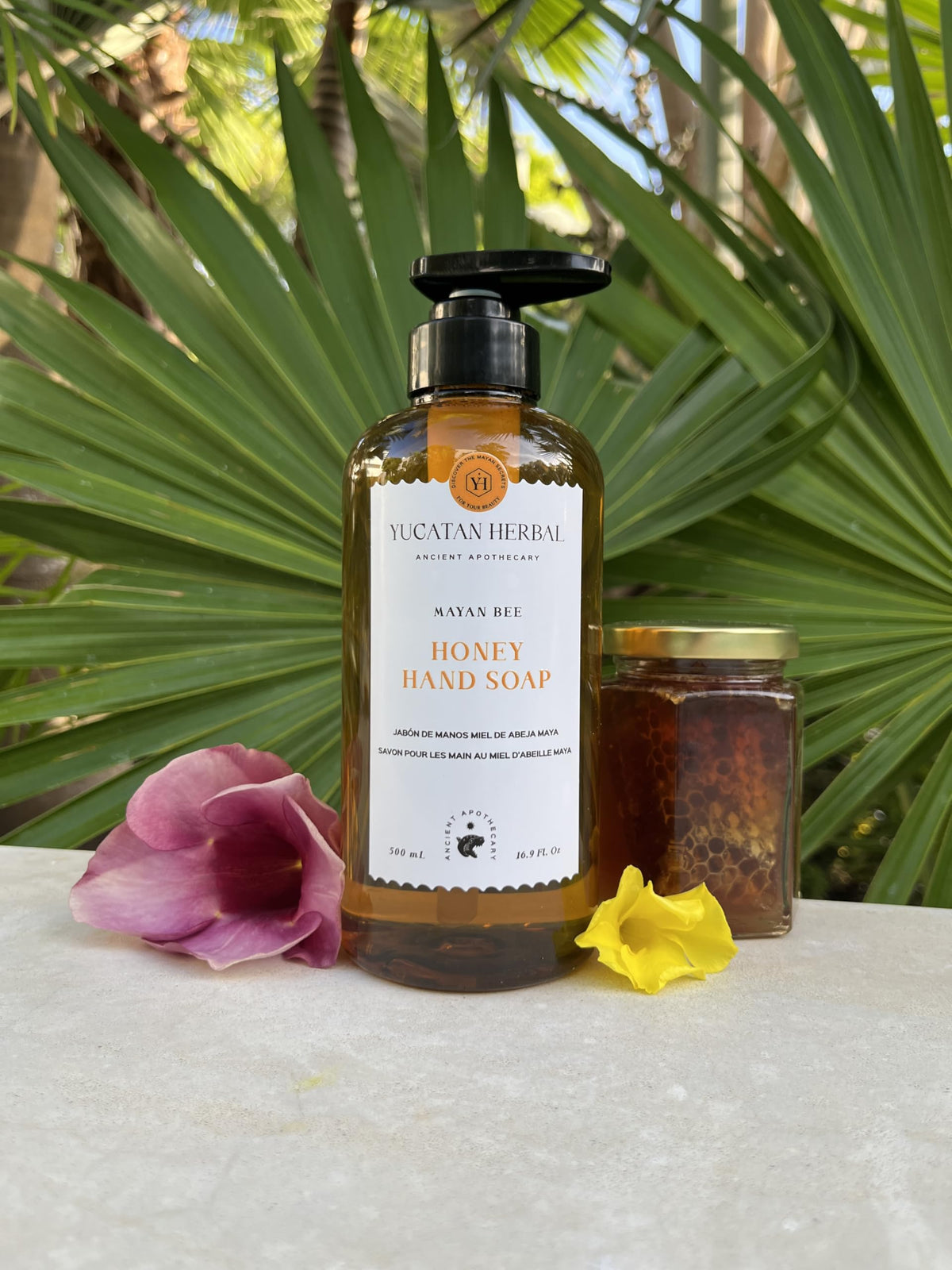 Yucatan Herbal Jabón de Manos Miel de Abeja Maya 500ml