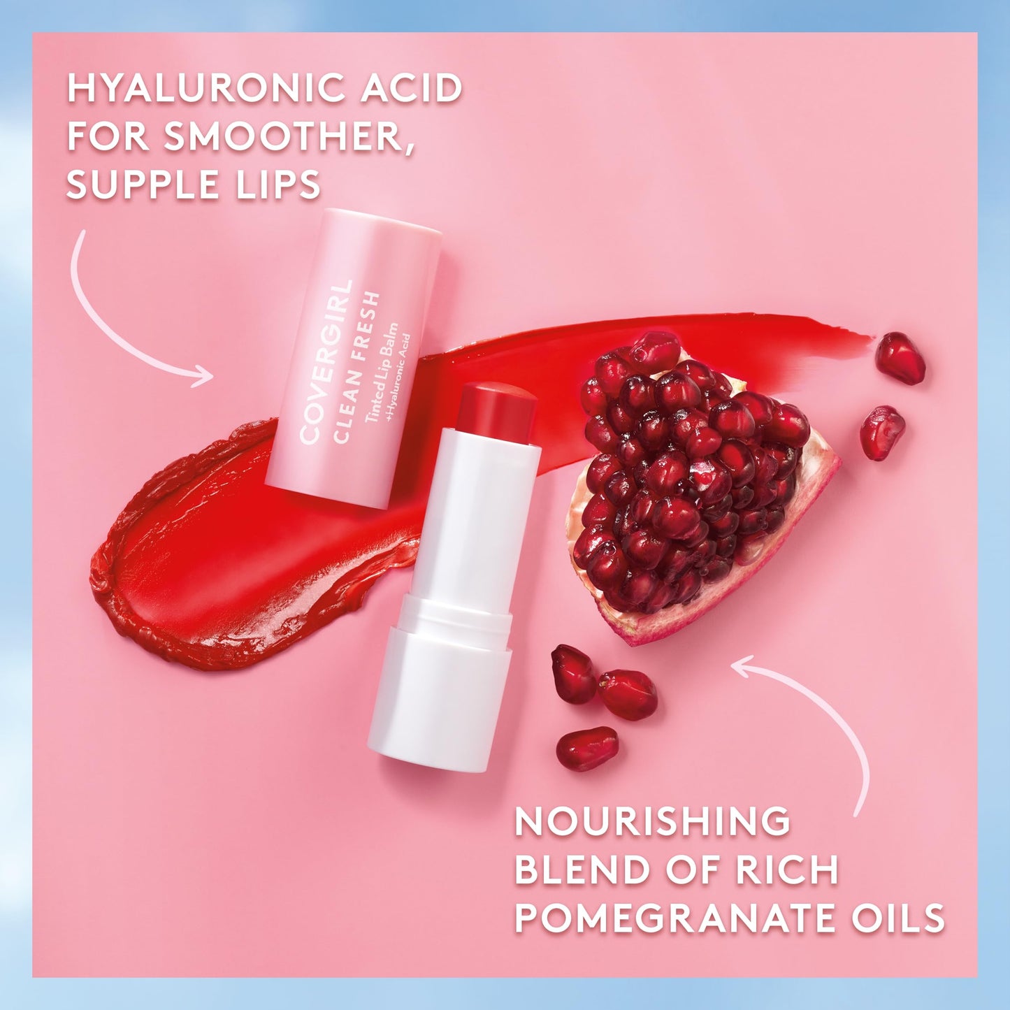 COVERGIRL Clean Fresh Tinted Lip Balm, You're the Pom