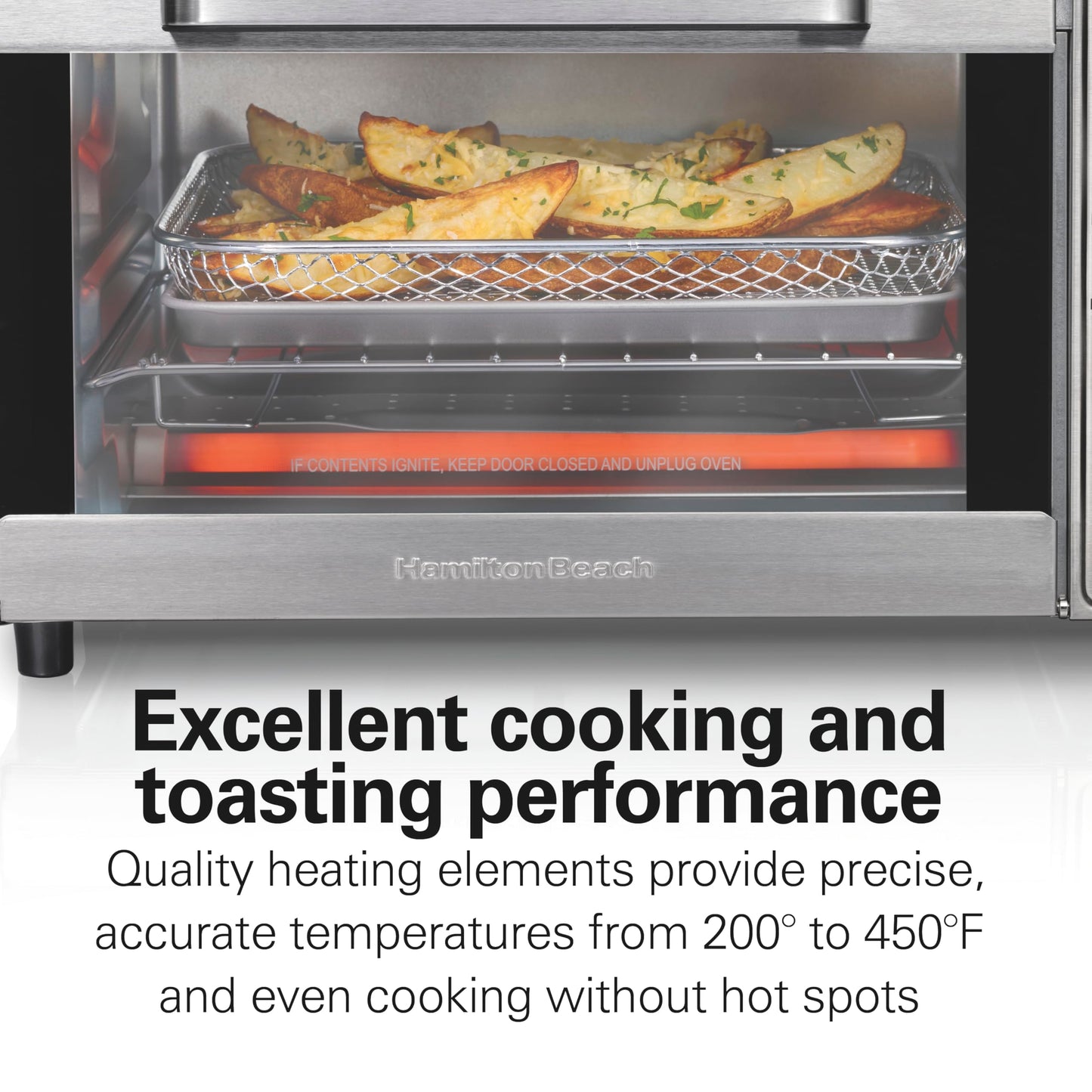 Hamilton Beach Horno tostador Sure-Crisp con freidor con aire