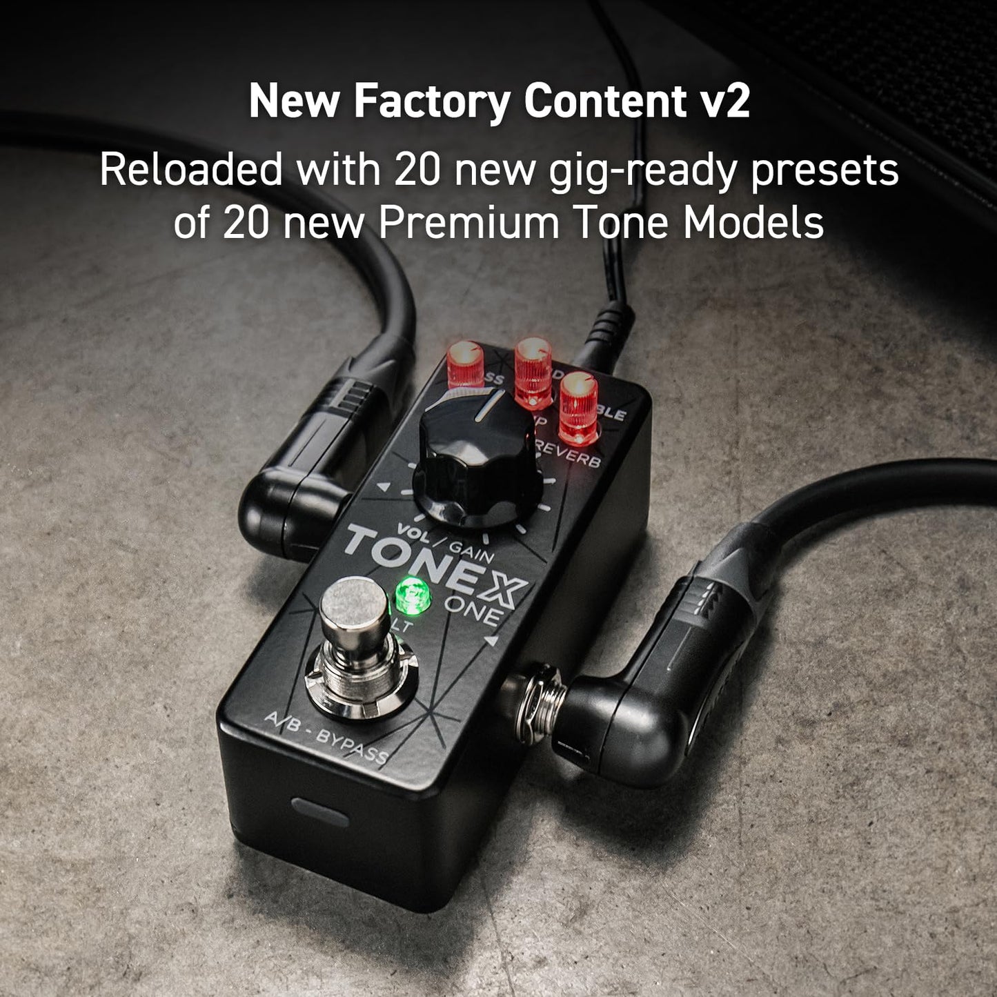Micropedal IK Multimedia TONEX One AI multiFX: modelo tono cualquier amplificador de guitarra eléctrica, pedal de guitarra, pedal de distorsión, pedal overdrive u otros efectos de guitarra