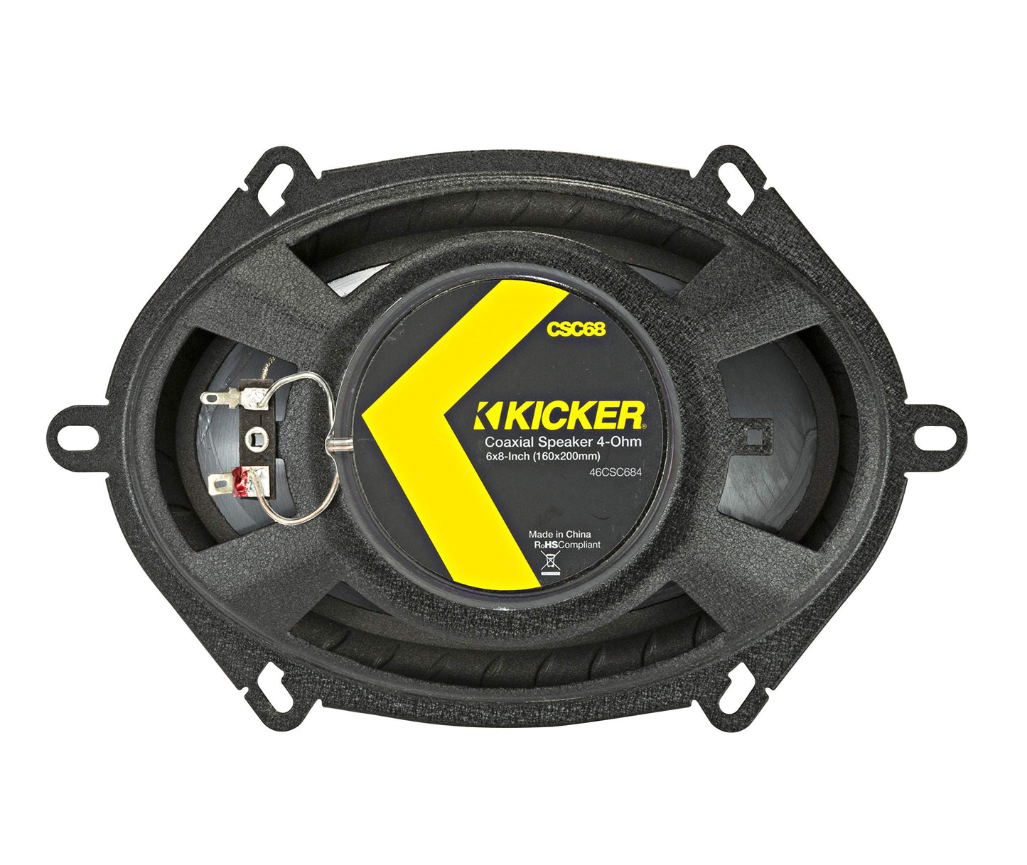 Kicker 46CSC684 Car Audio 6x8 5x7 Coaxial Full Range Stereo Speakers CSC68