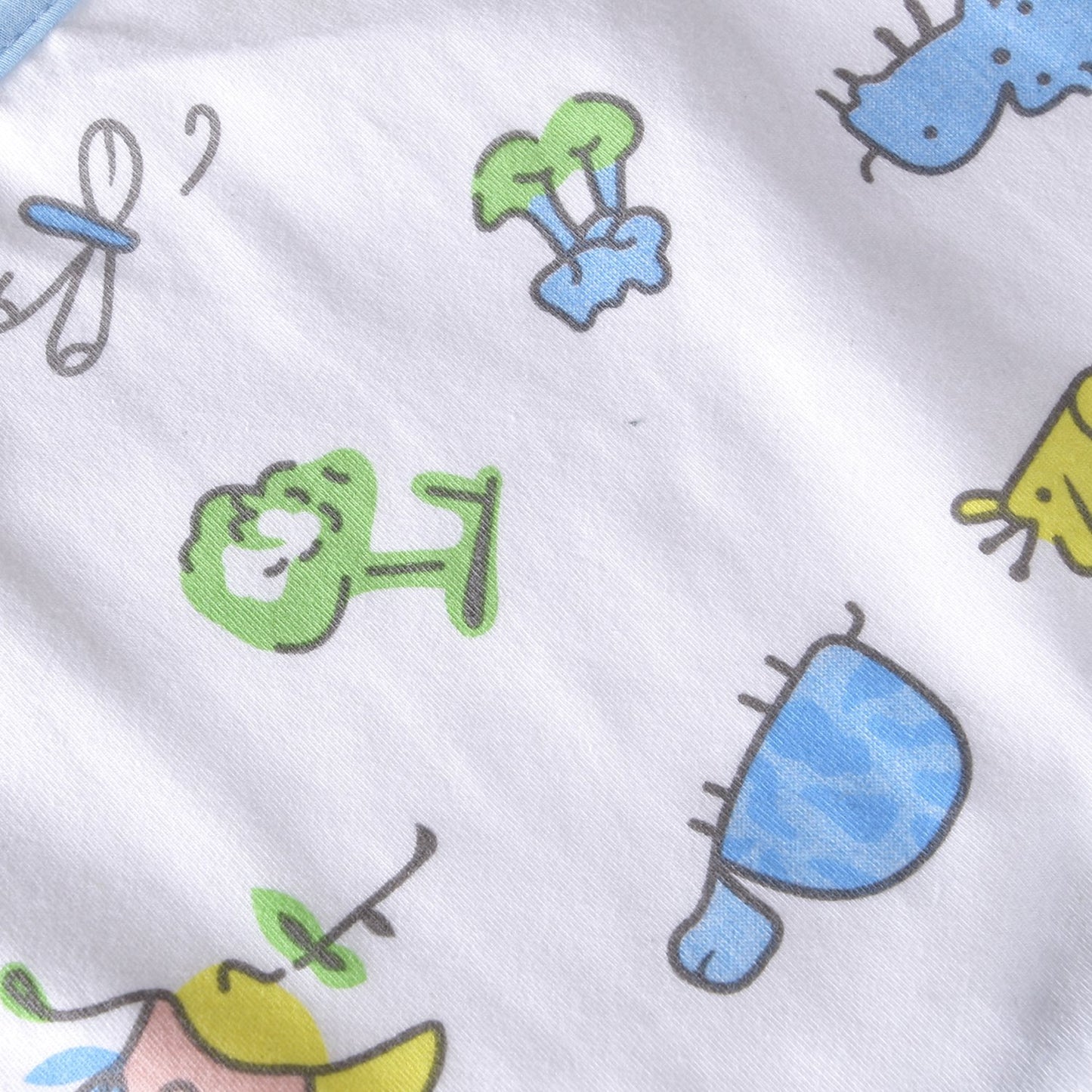 Littleforbig - Babero de algodón impermeable para adultos, con cierre de velcro ajustable, estampado, 2 paquetes, animales zoológicos y baberos para adultos cereza