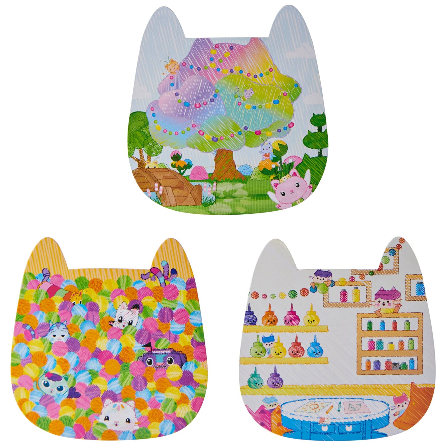 Gabby's Dollhouse, Muñeca Gabby Manualidades y Accesorios con pizarra y pincel que funcionan con agua, juguetes para niños y niñas a partir de 3 años