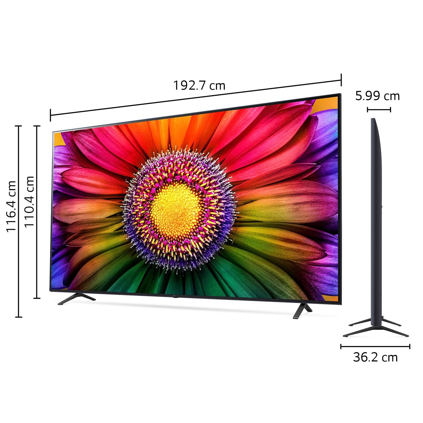 LG Pantalla UHD AI ThinQ 86" 4K Smart TV 86UR8750PSA